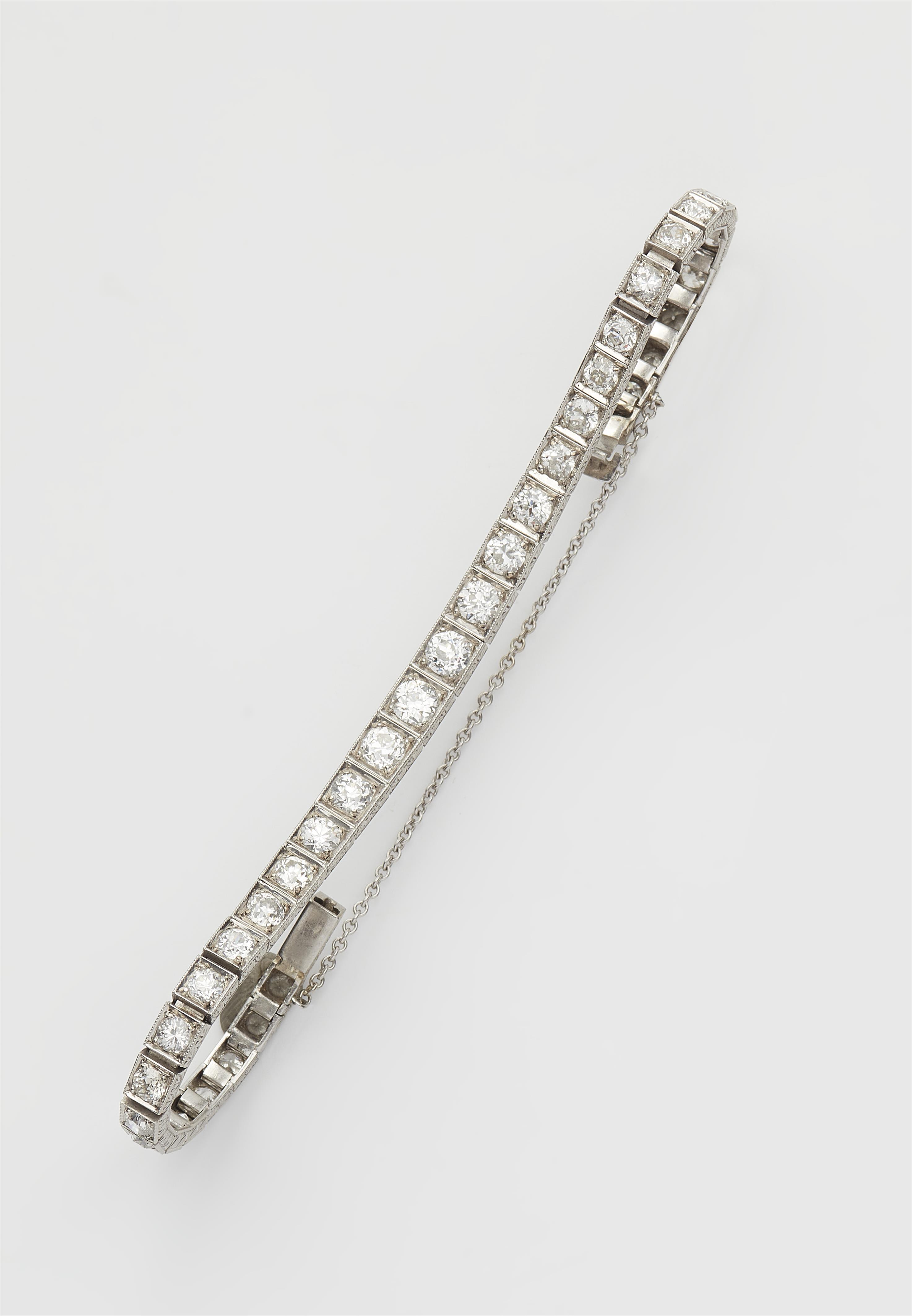 Rivièren-Armband mit Diamanten - image-1