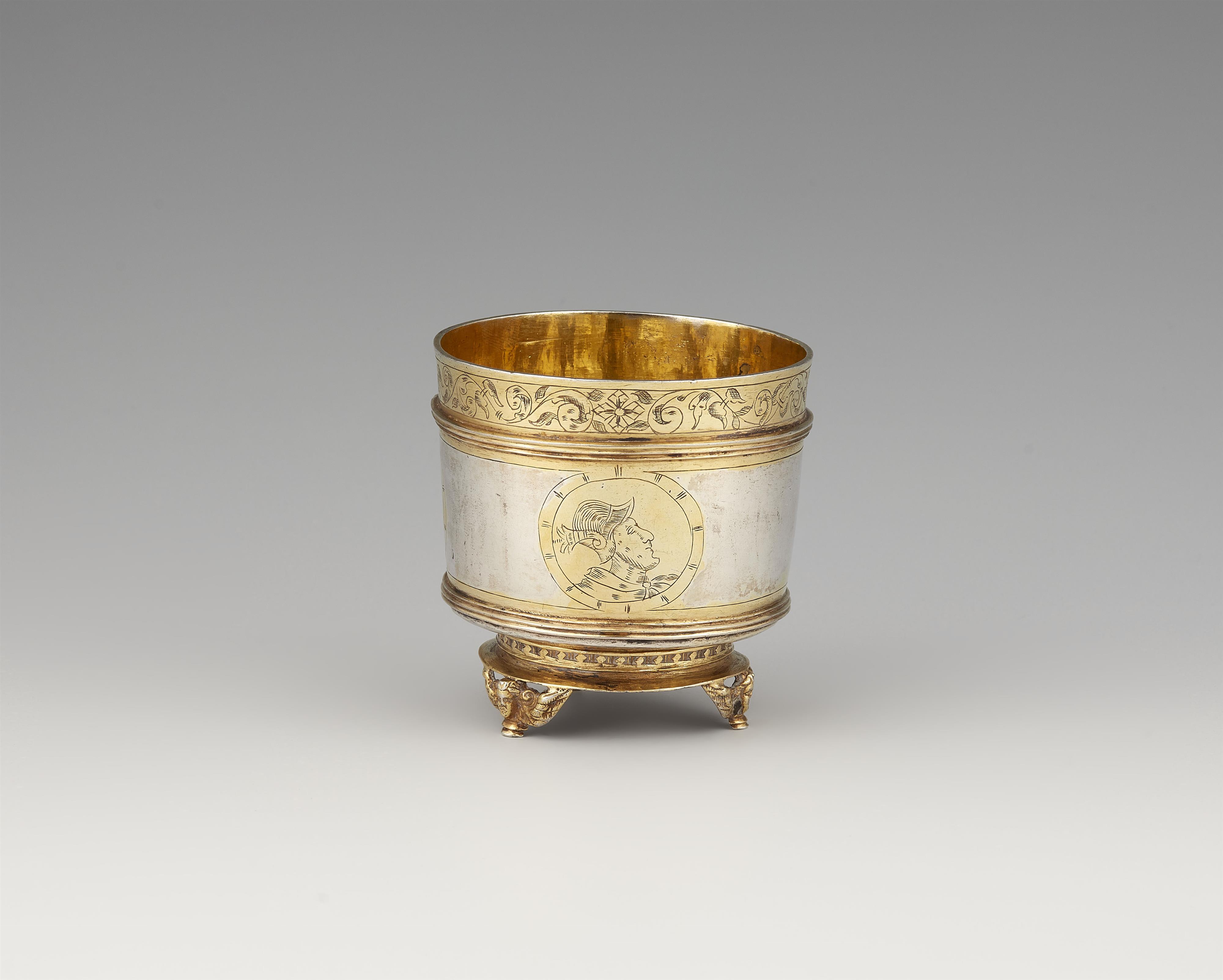 An Important silver partially gilt renaissance beaker from the Margarte Oppenheim Collection - image-2