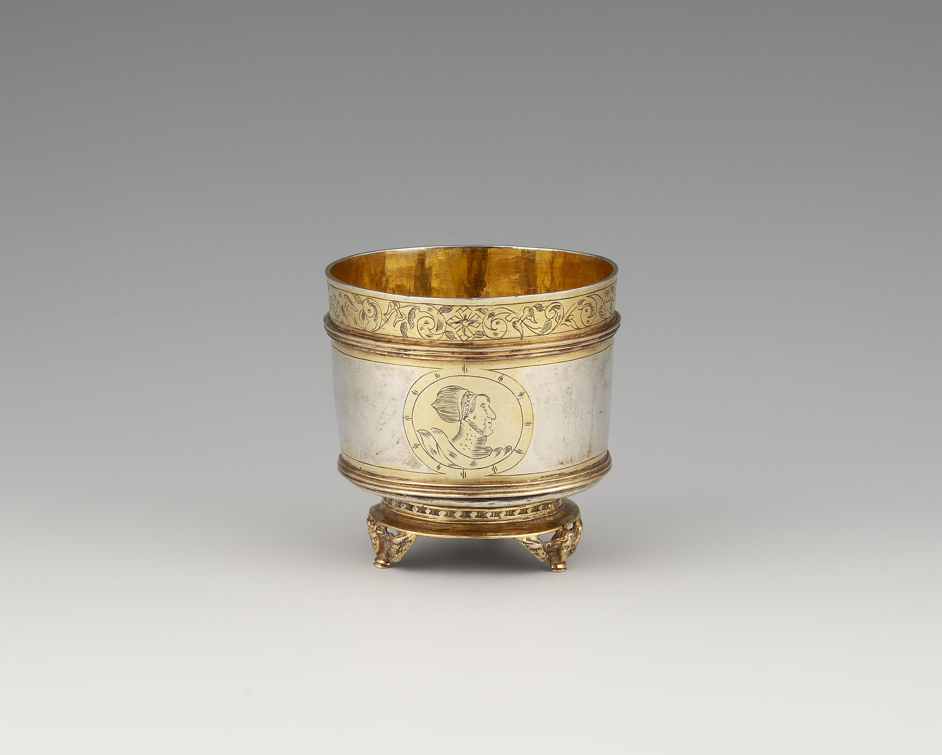 An Important silver partially gilt renaissance beaker from the Margarte Oppenheim Collection - image-3