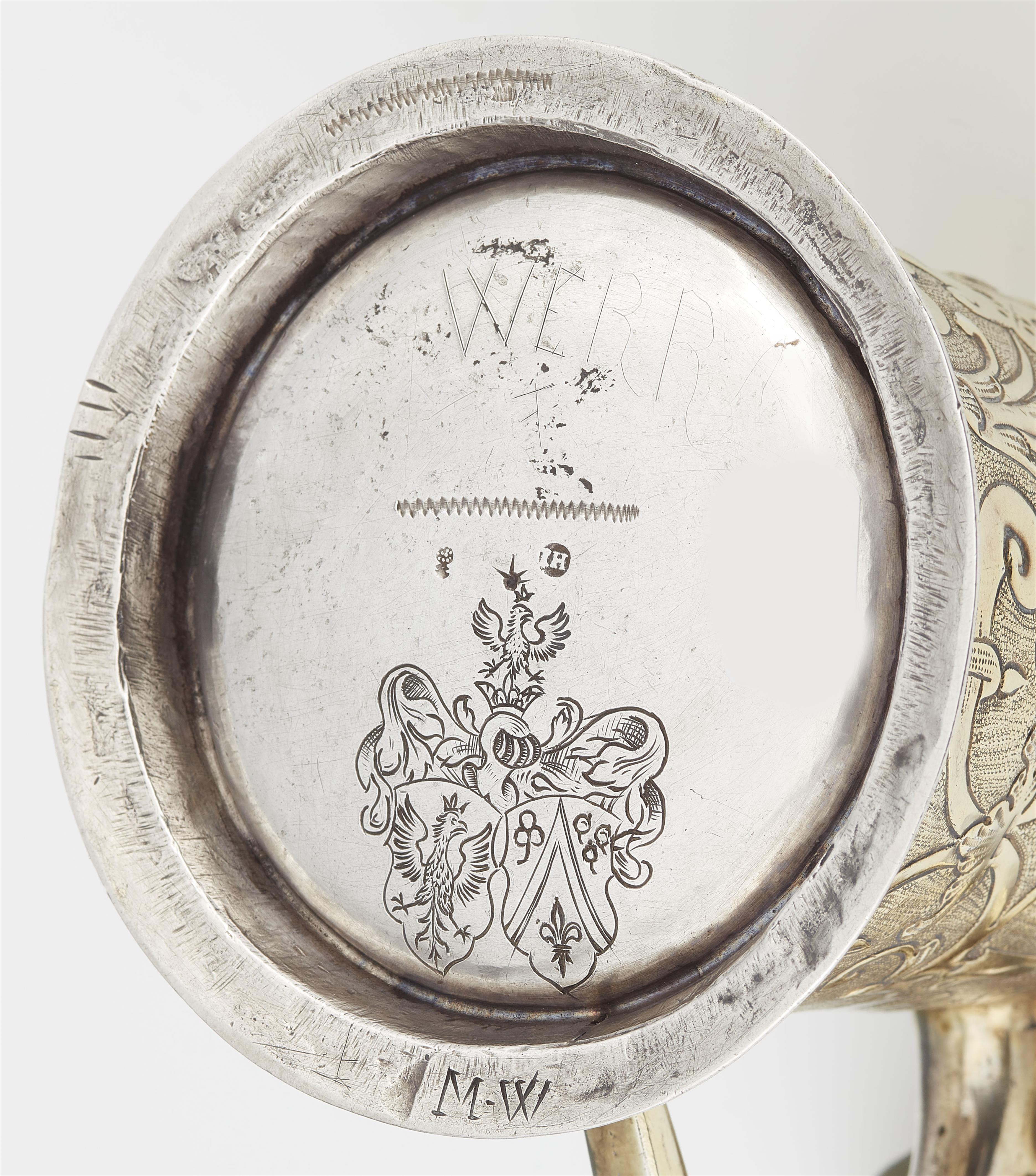 An Augsburg Renaissance silver gilt tankard - image-2