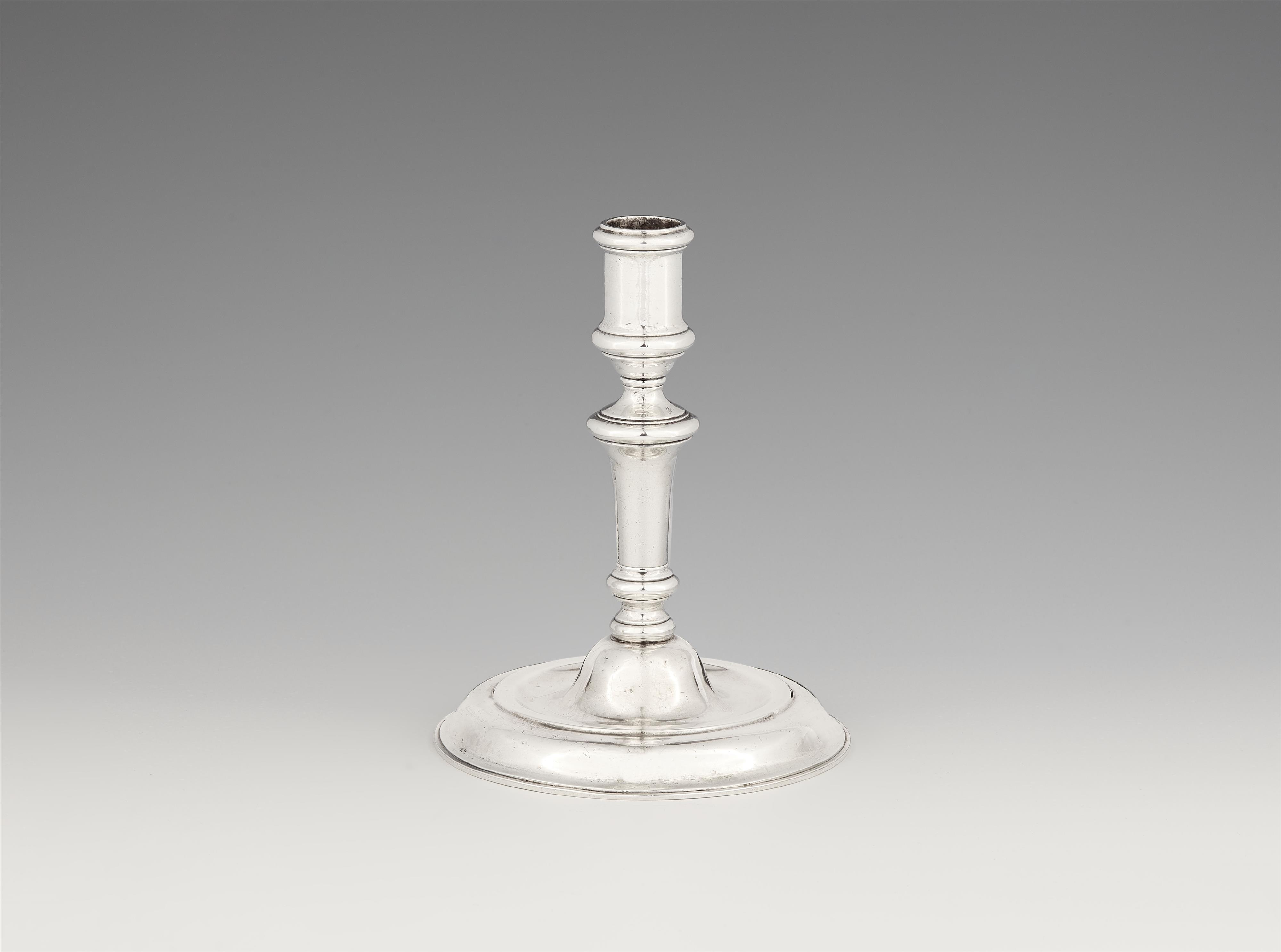 A Dresden silver candlestick made for Friedrich August II of Saxony - image-1