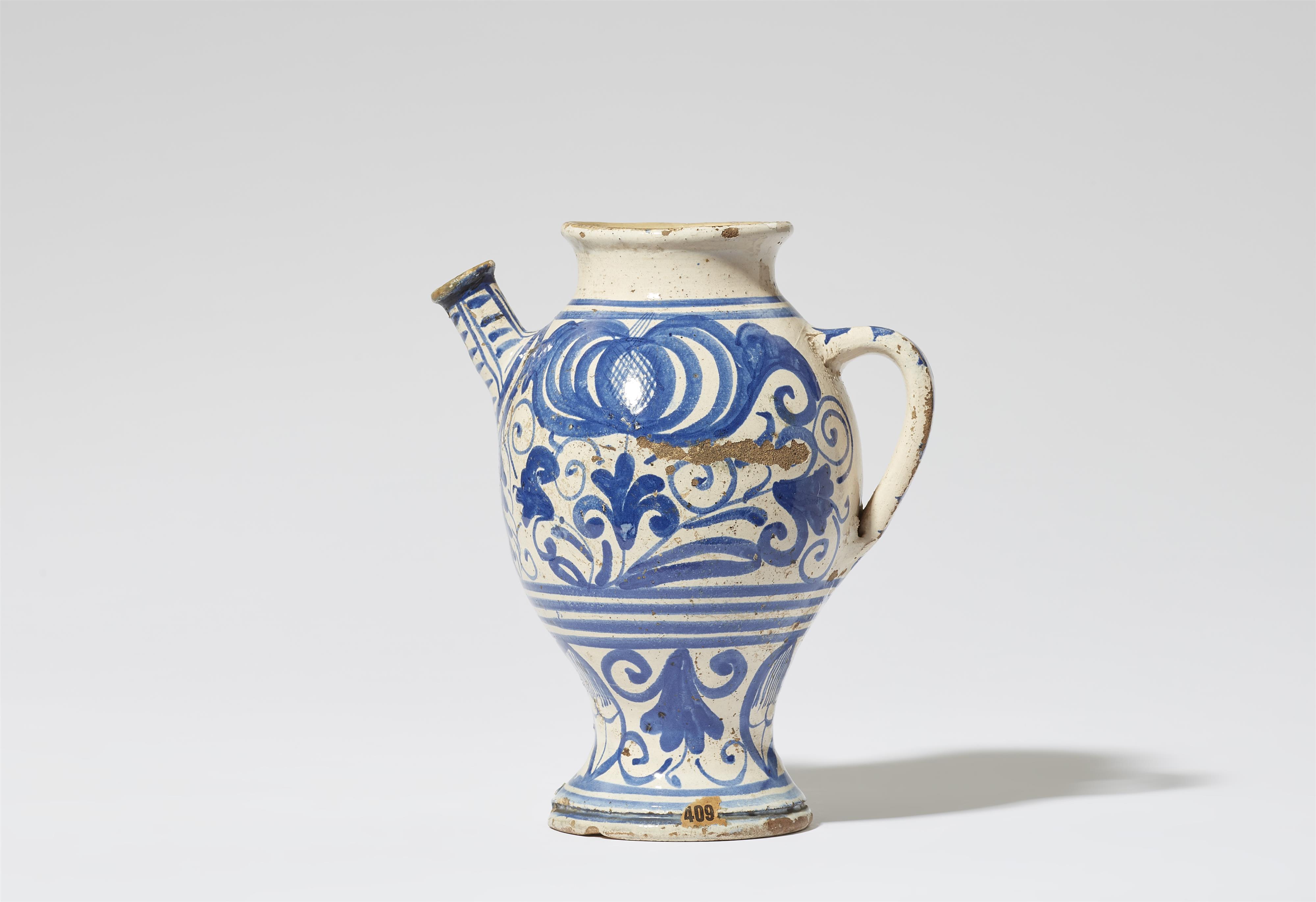 An Arnstadt faience syrup jar - image-1