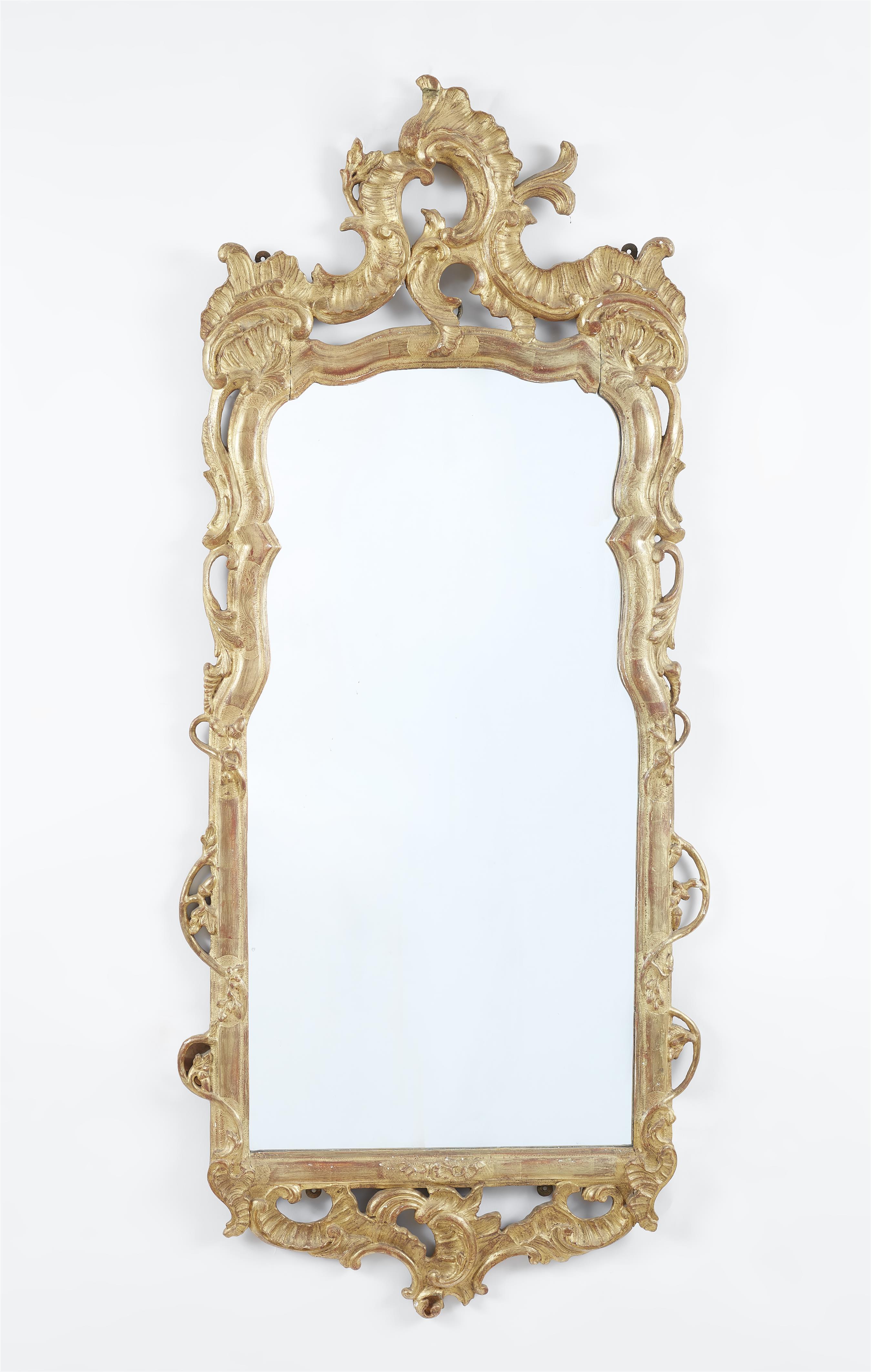 A German Rococo mirror - image-1