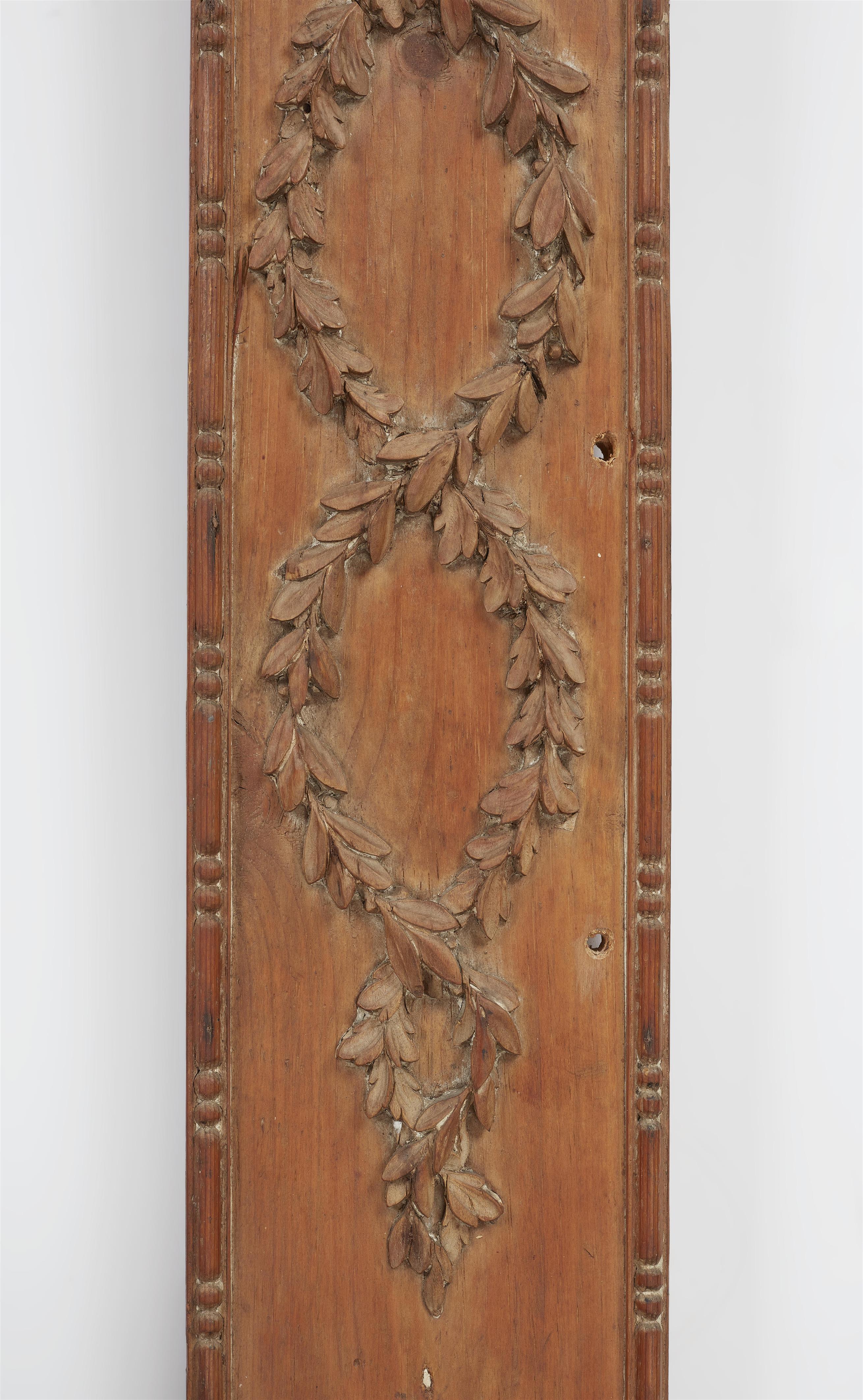 A Neoclassical carved softwood chimneypiece - image-5