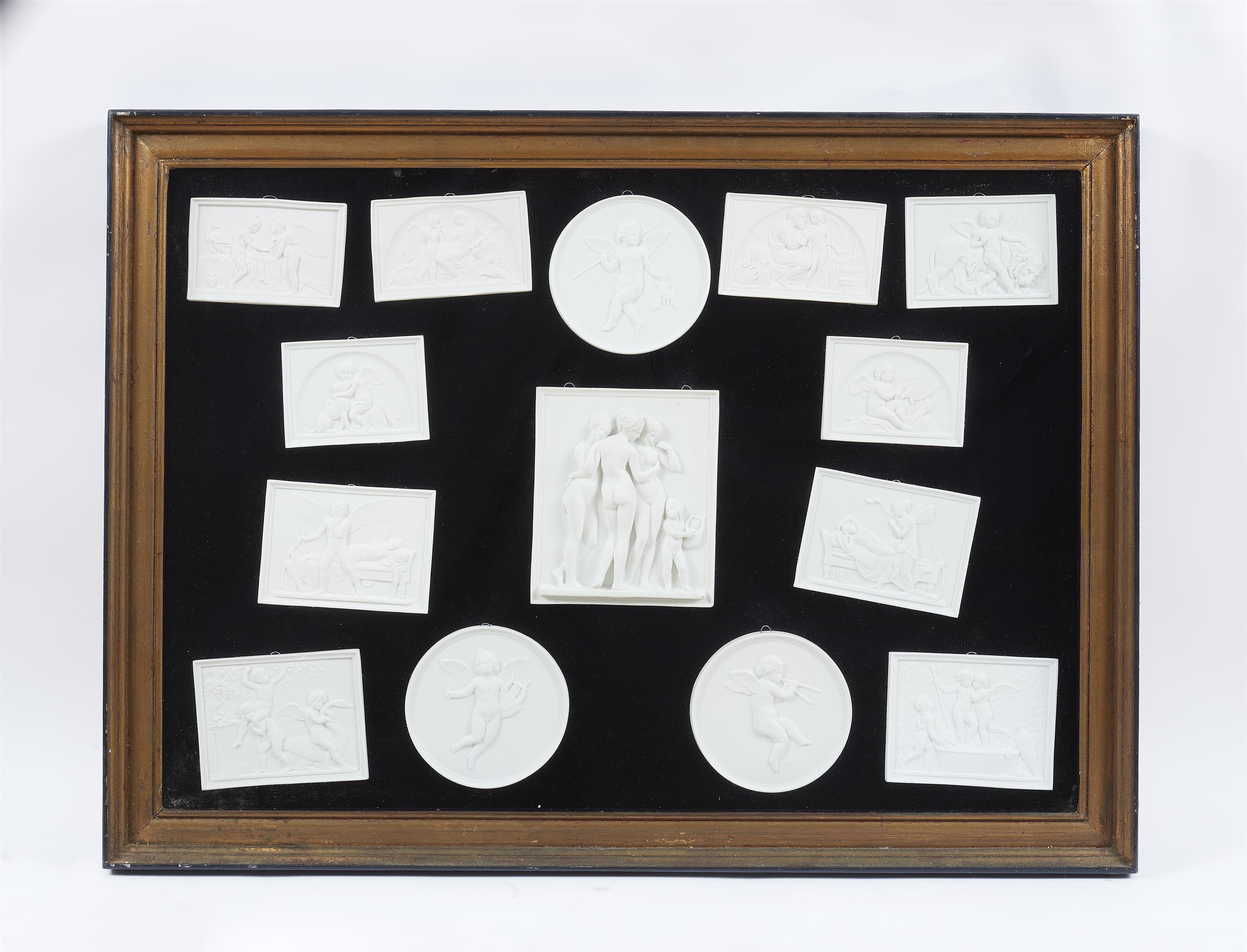 Paar Rahmen mit 25 Reliefs nach Bertel Thorvaldsen - image-2