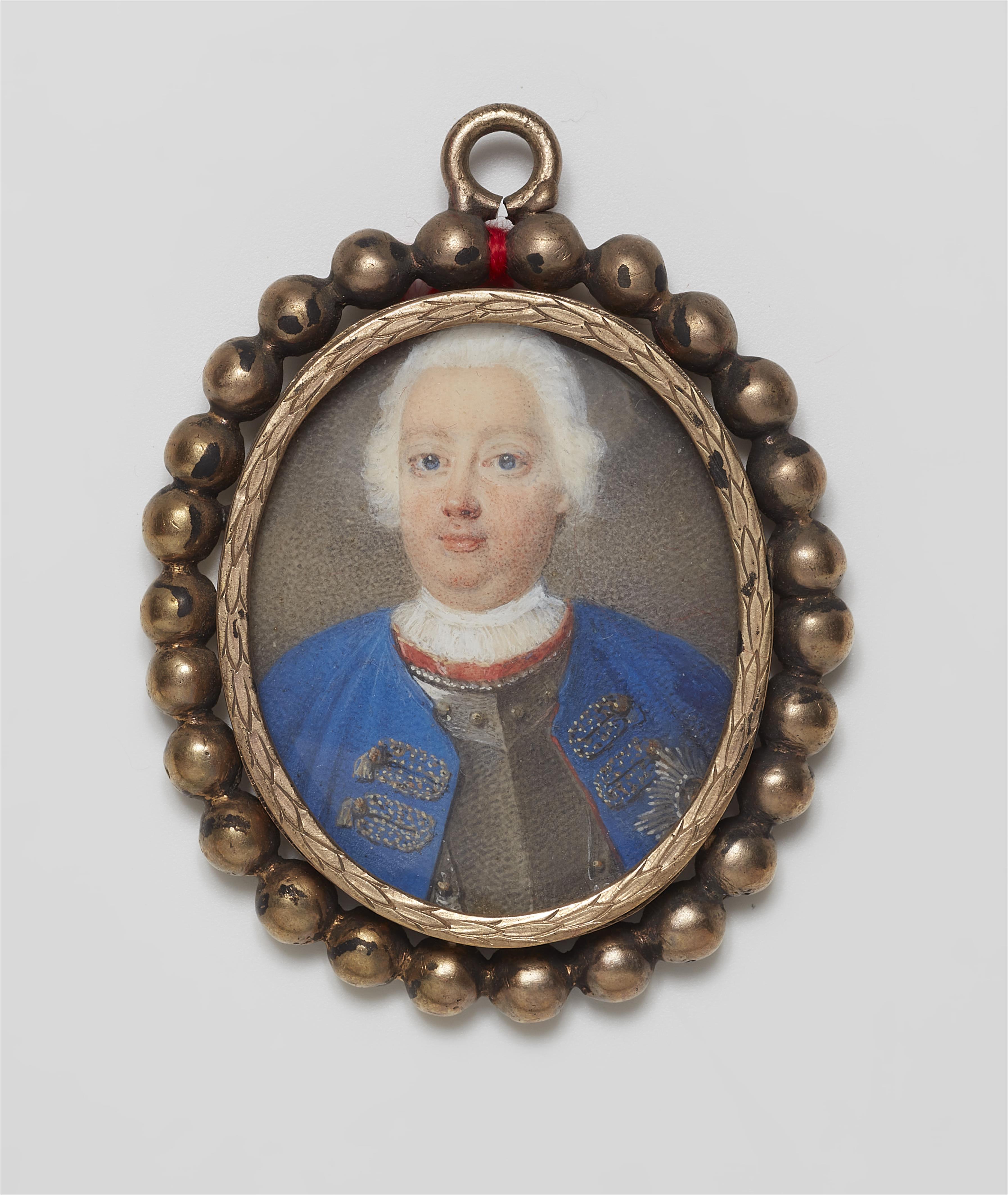 A portrait miniature of King Friedrich Wilhelm I of Prussia - image-1