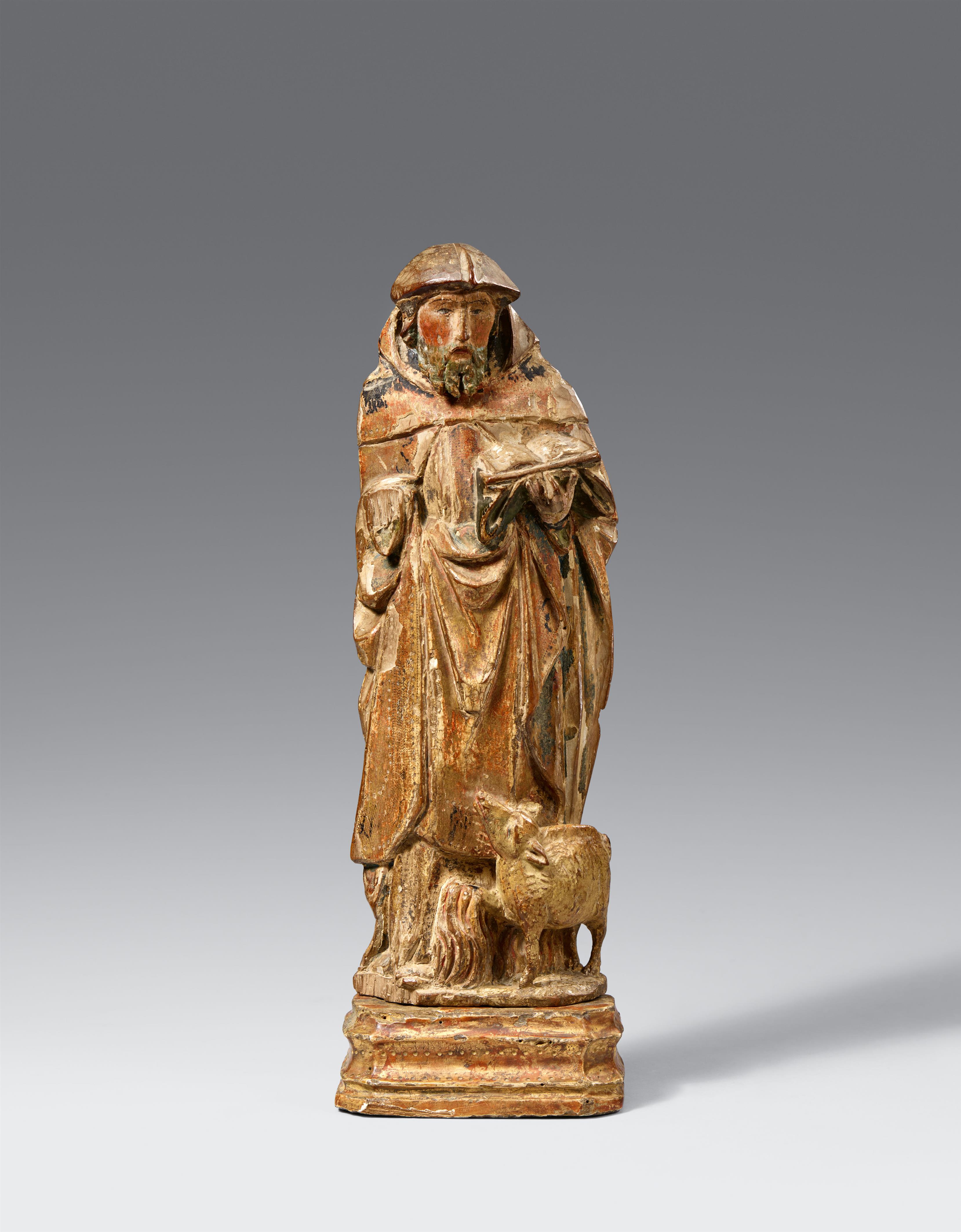 Mechelen early 16th century - An early 16th century Mechelen figure of Saint Anthony - image-1