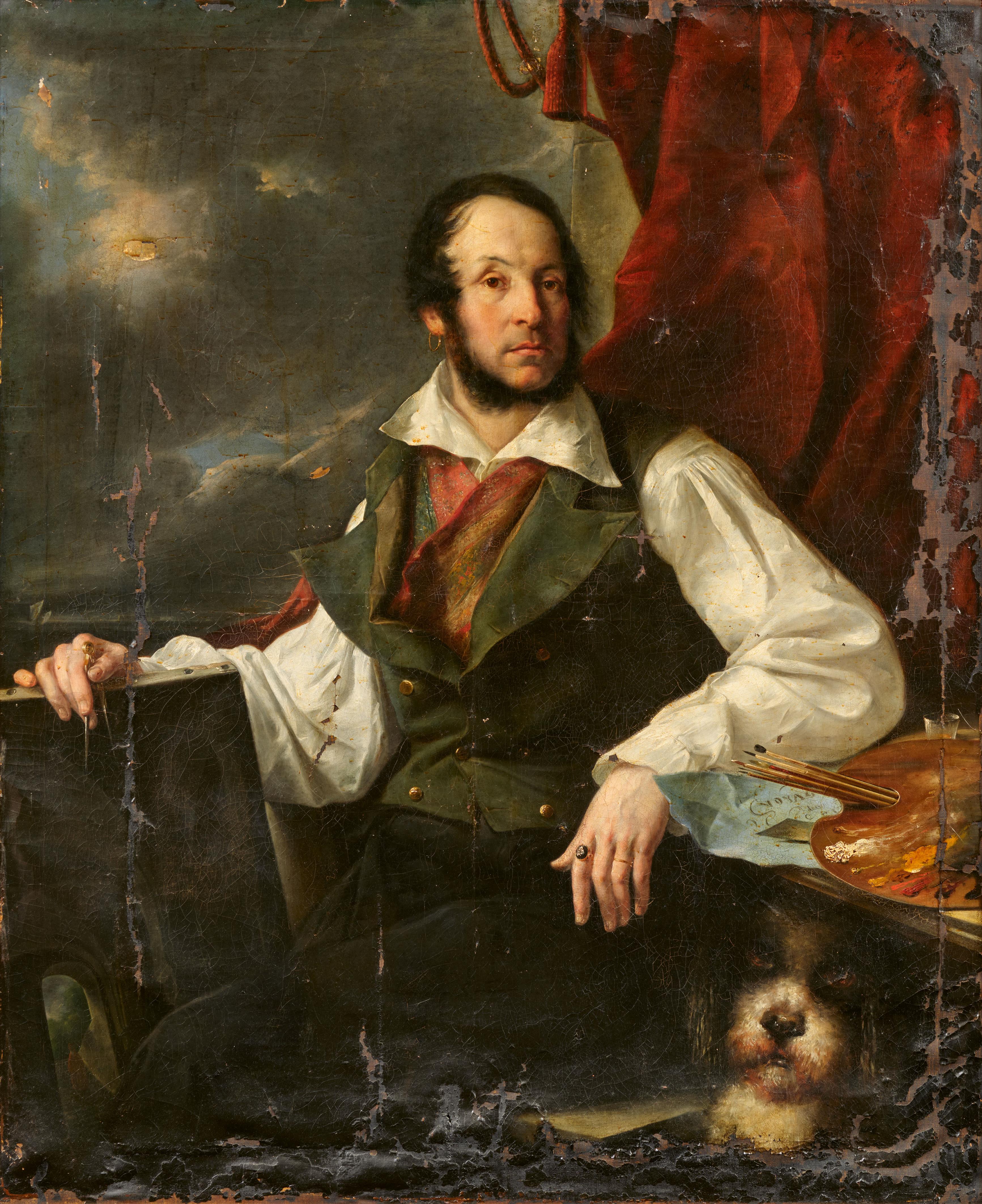 Friedrich Schilcher - Porträt des Malers Antonio de Pian - image-1