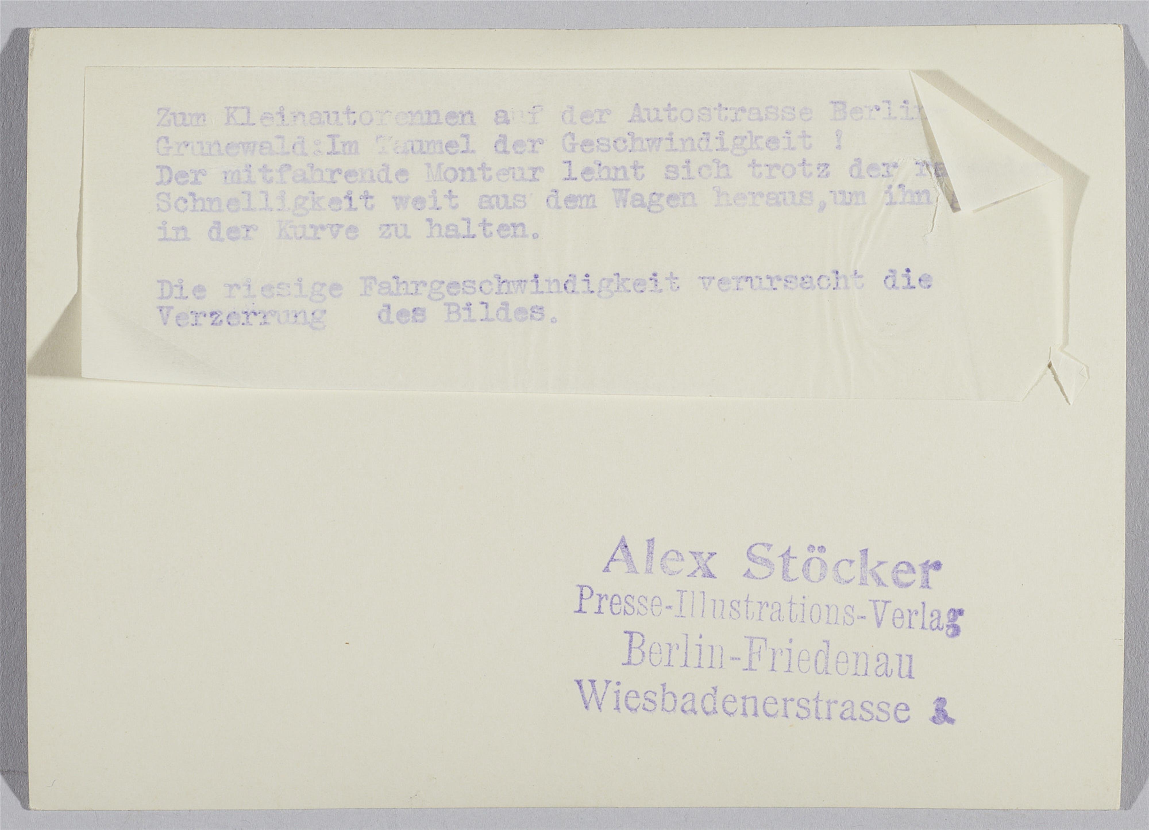 Alexander (Alex) Stöcker - Ohne Titel (Kleinautorennen auf der Avus, Berlin-Grunewald) - image-4