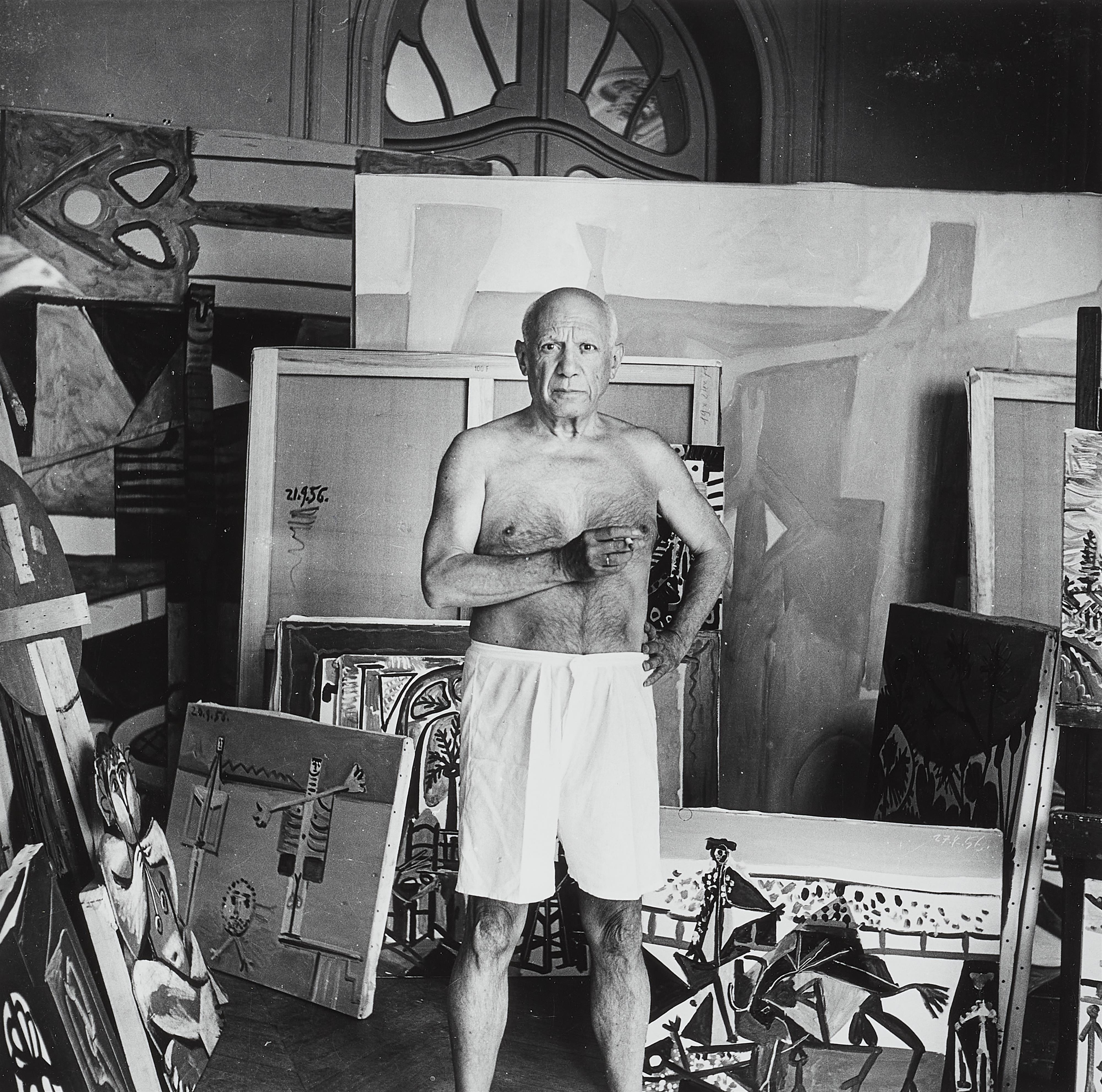 André Villers - Pablo Picasso dans son Atelier - image-1
