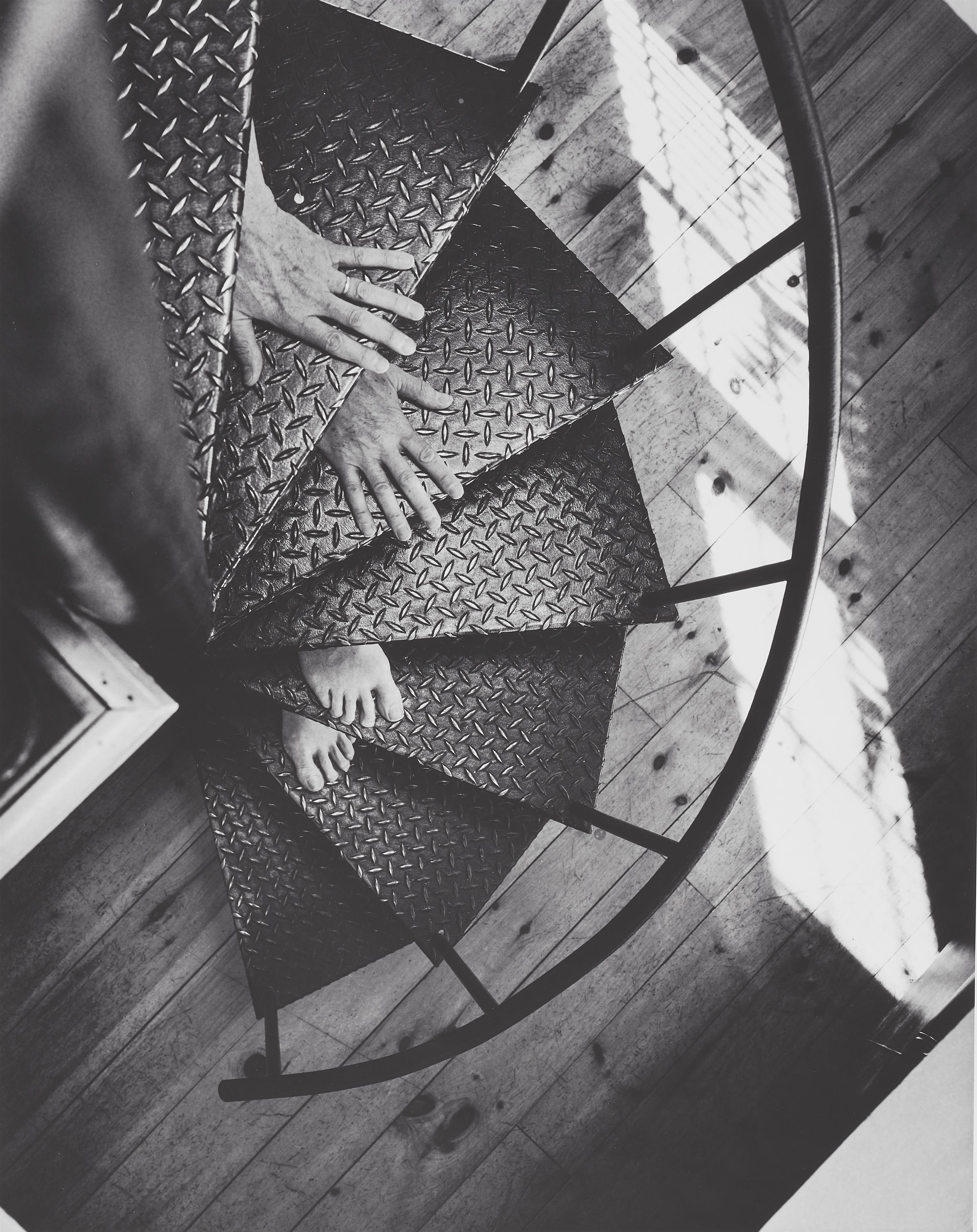 Arno Rafael Minkkinen - Nude Descending a Staircase, Rockport, Maine - image-1