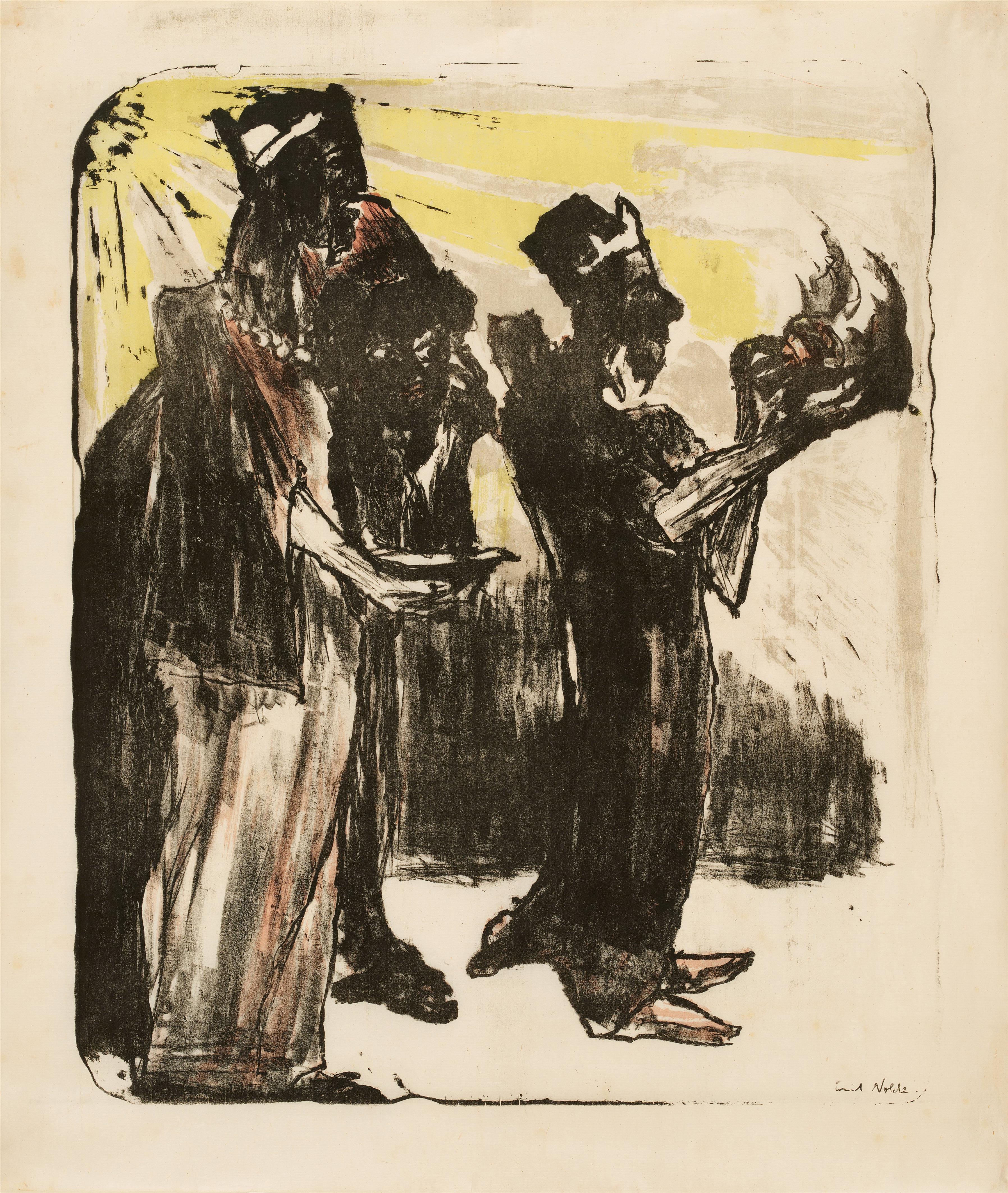 Emil Nolde - Die Heiligen Drei Könige - image-1