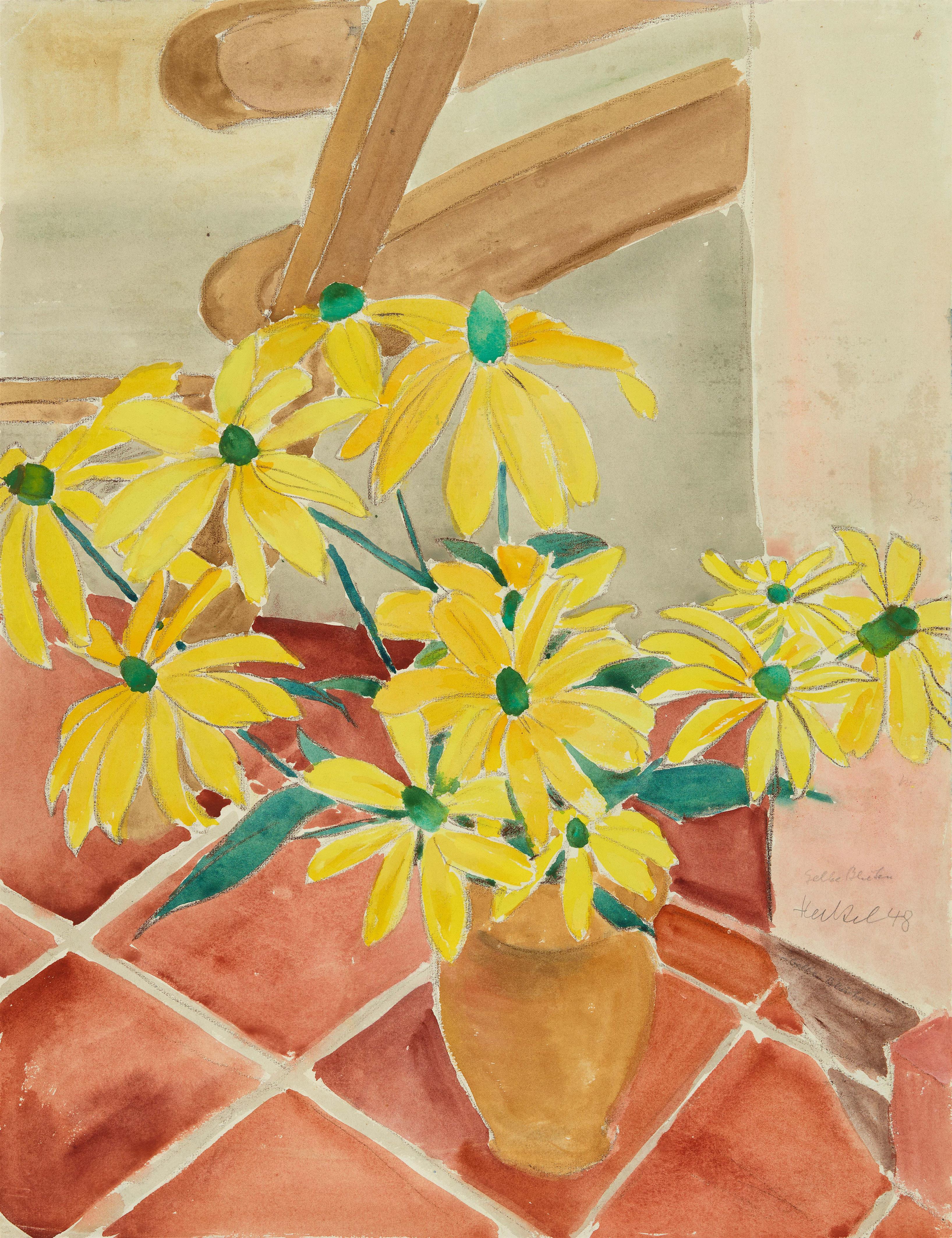 Erich Heckel - Gelbe Blüten - image-1