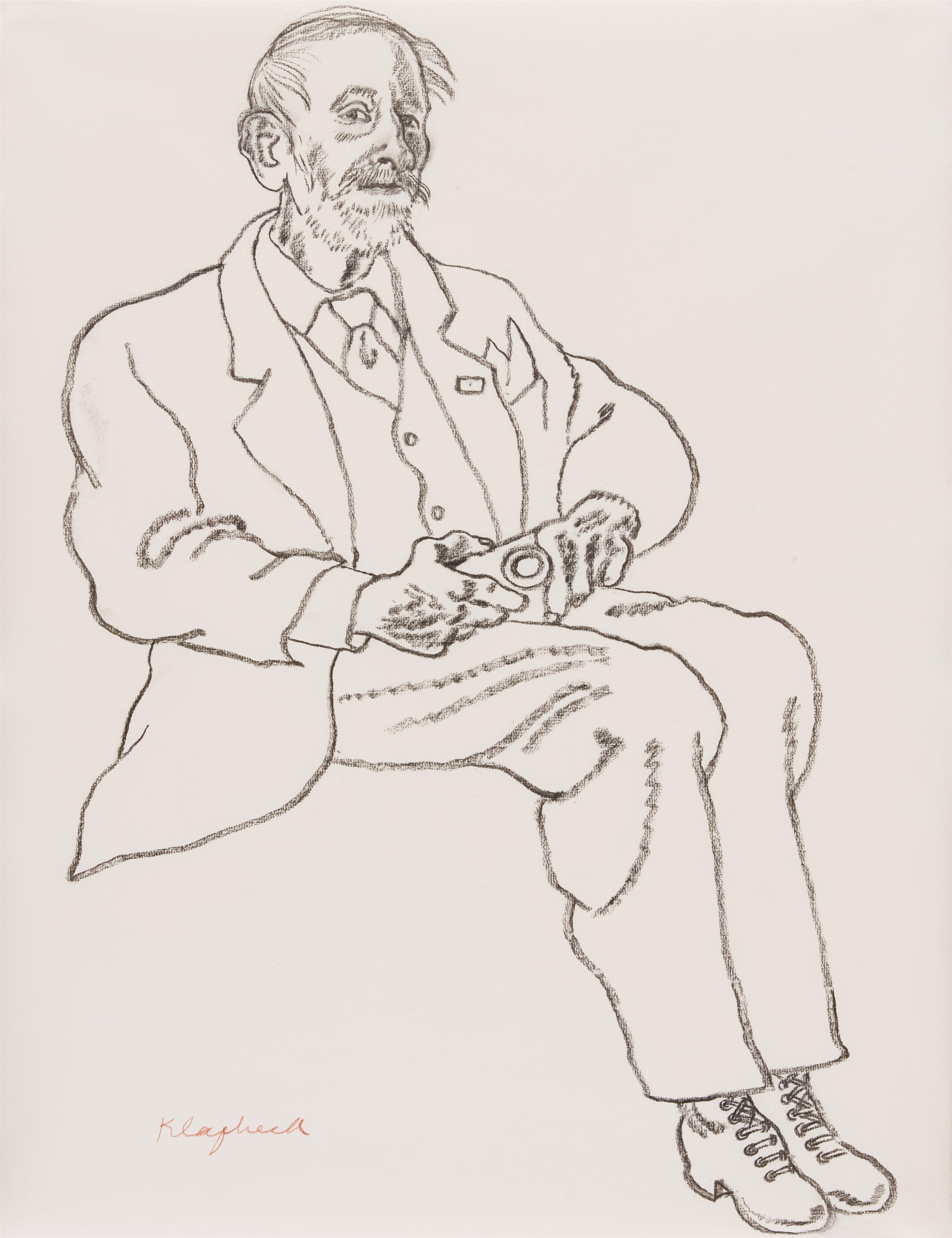 Konrad Klapheck - Ohne Titel (Portrait L. Fritz Gruber) - image-1