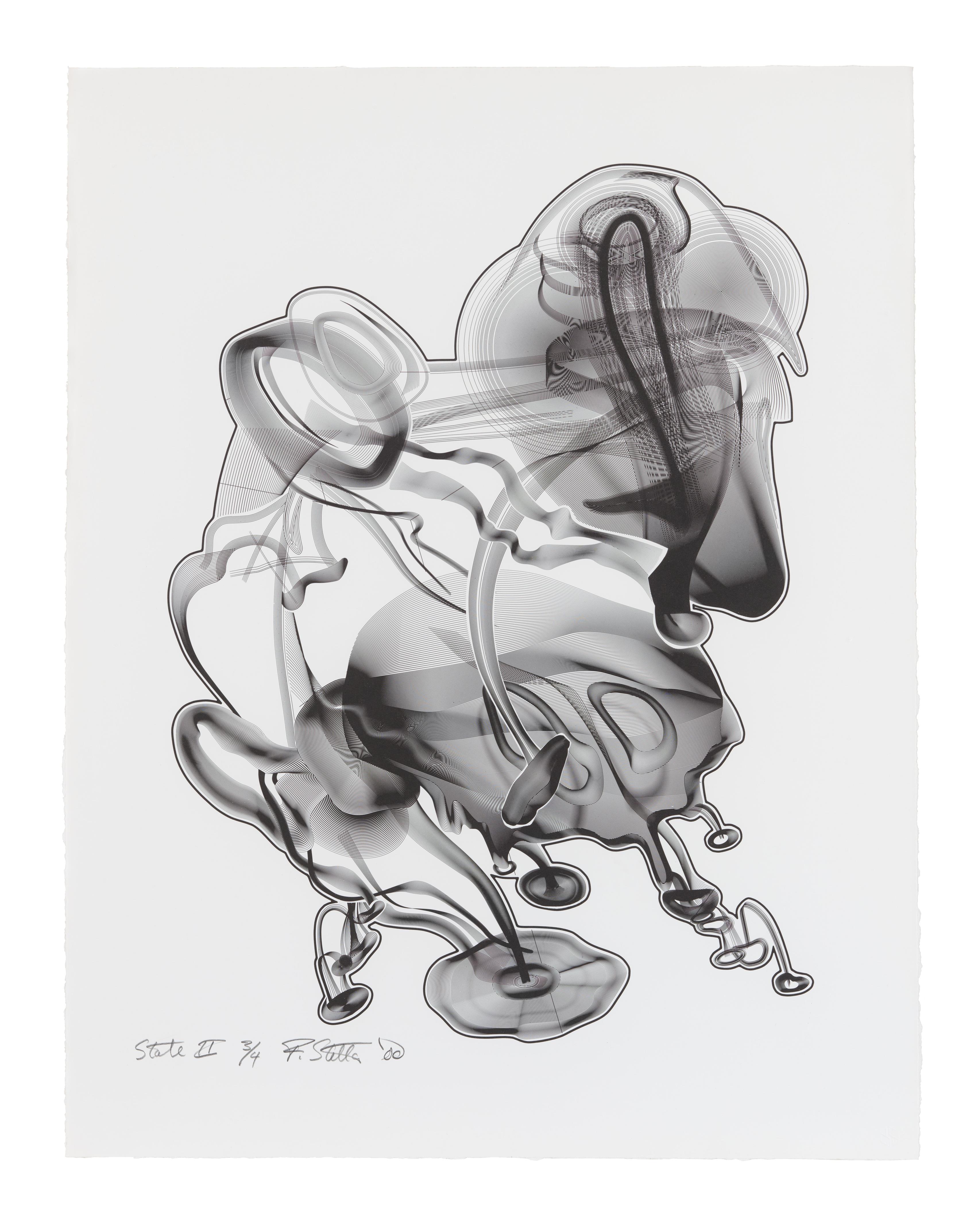 Frank Stella - Schwarze Weisheit # II, State II - image-1
