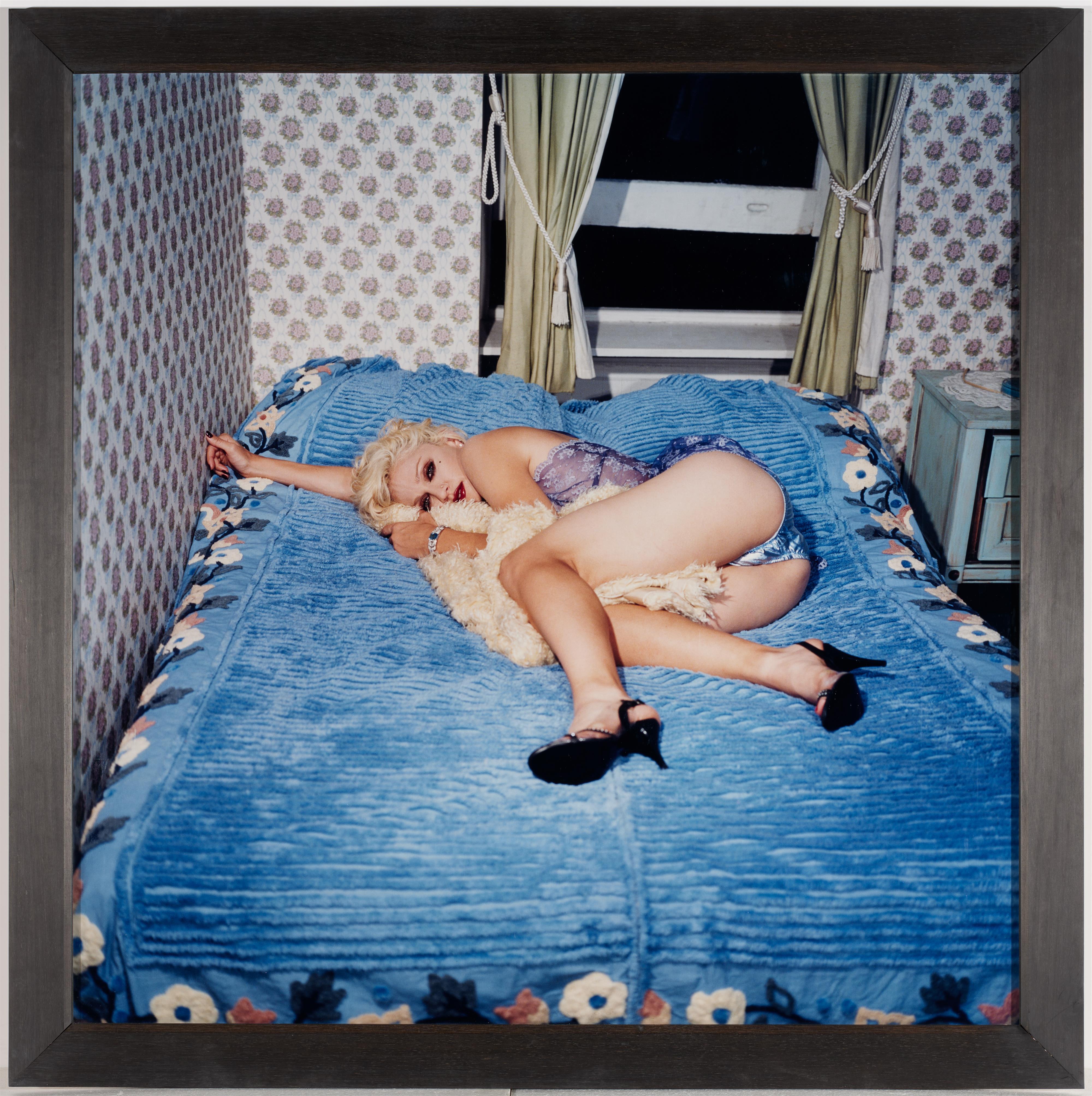 Bettina Rheims - Madonna Blue in Shiny Blue Underpants, New York (from the series: Pourquoi m'as-tu abandonnée?) - image-2