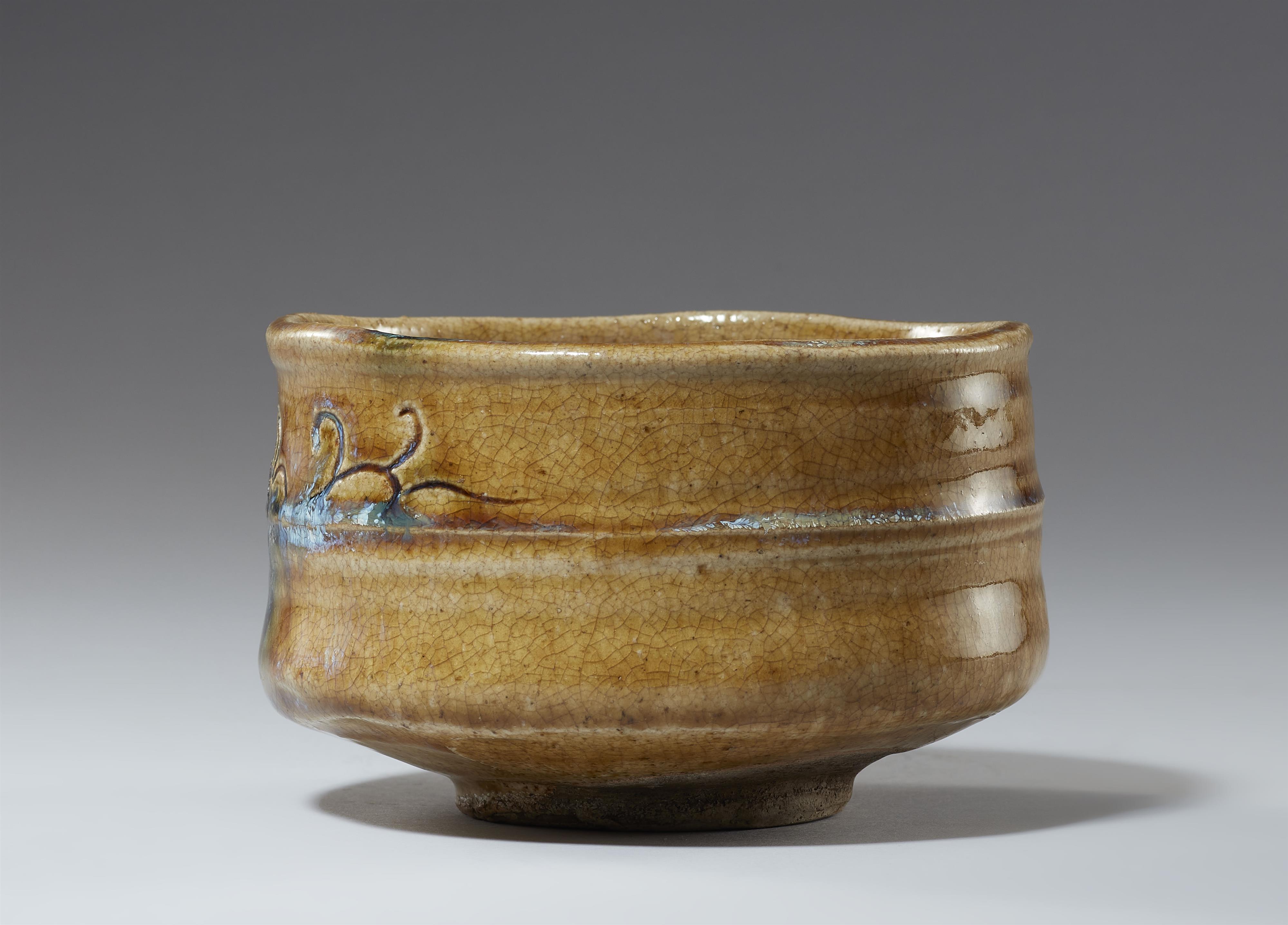 A Ki-Seto chawan. Owari province. Edo period, 17/18th century - image-3