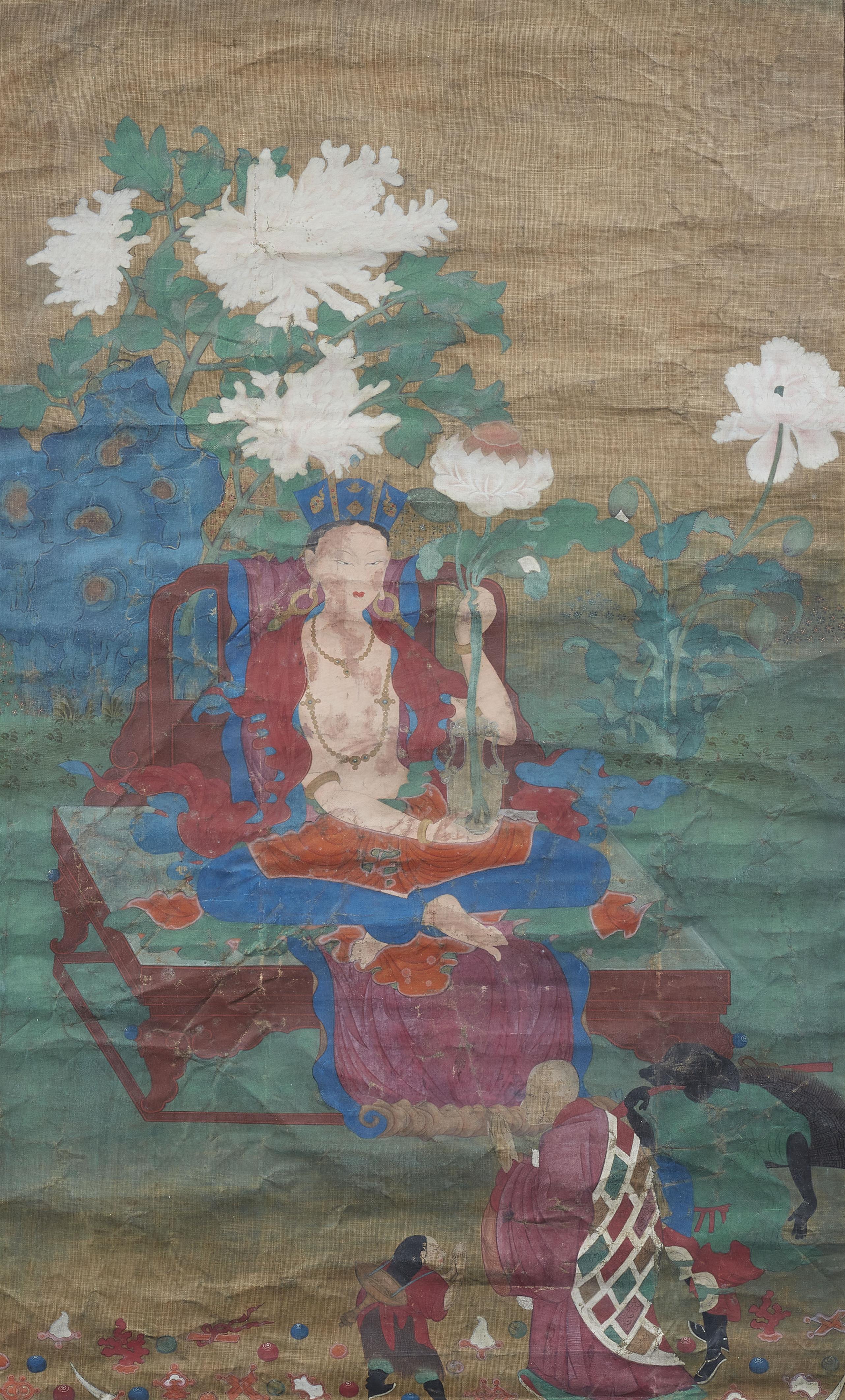 Thangka eines Lamas der Karma-Kagyü-Schule. Tibet. 18. Jh. - image-1