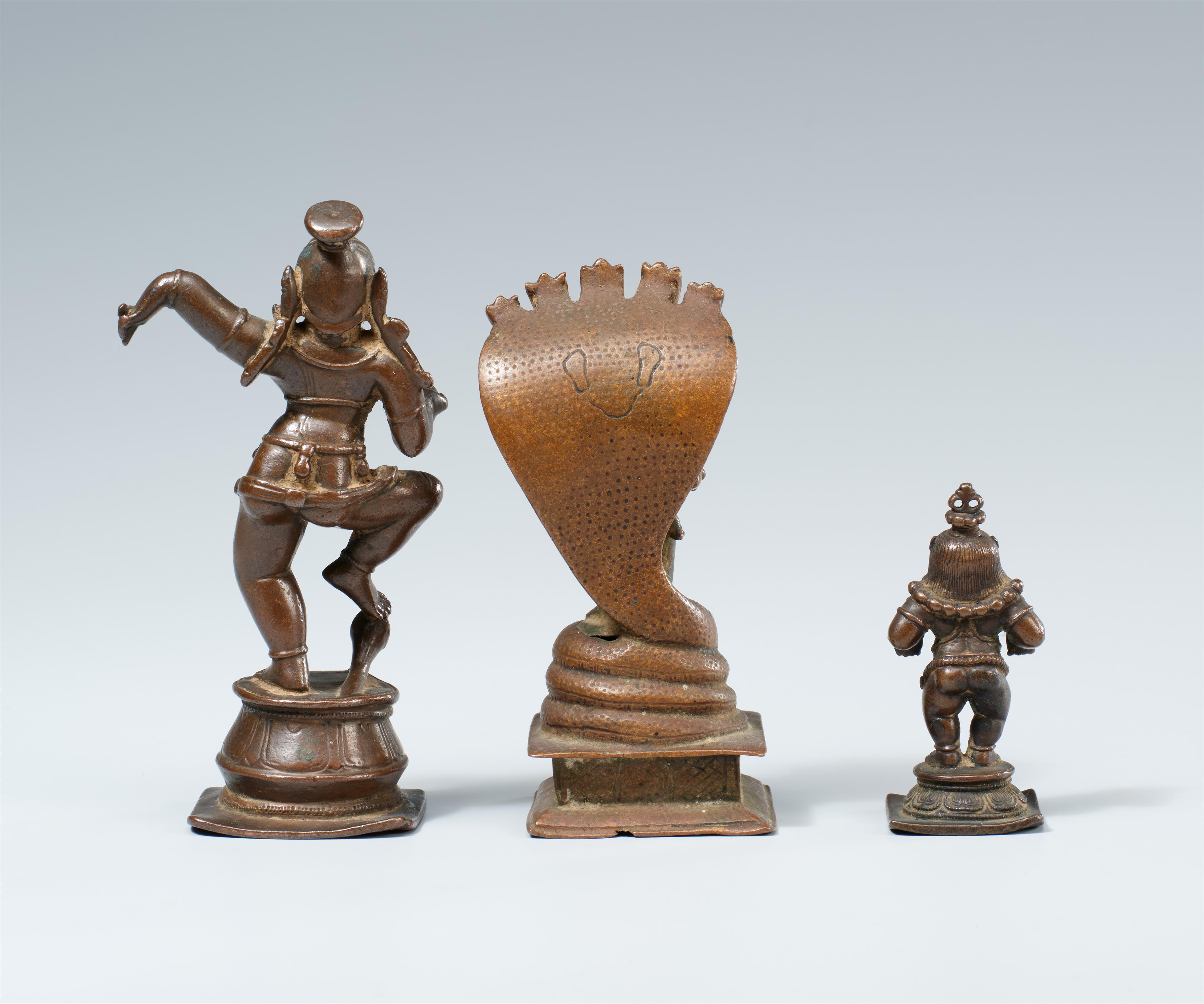 Three South Indian copper alloy figures of Krishna. 19th century and earlier - image-2