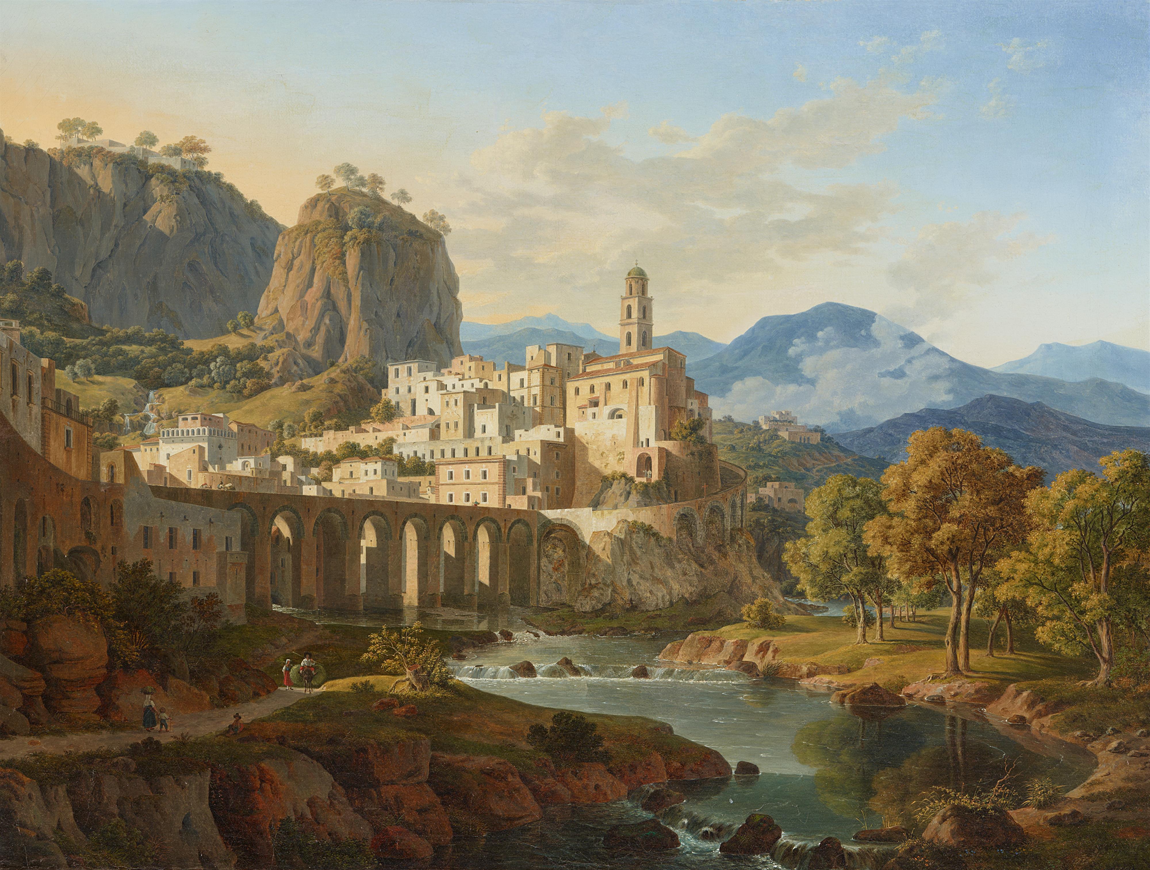 Leo von Klenze - View of Atrani near Amalfi - image-1