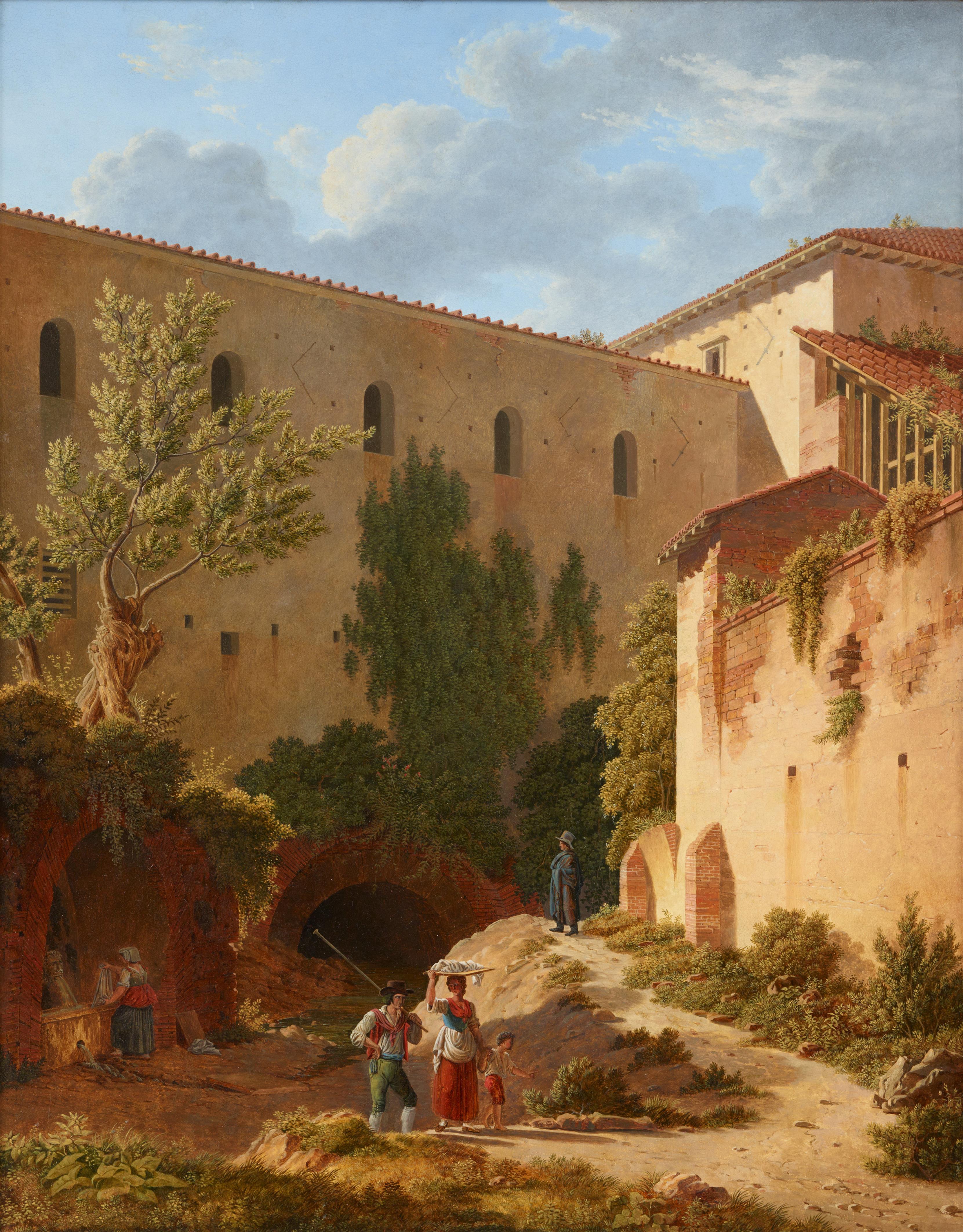 Leo von Klenze - Roman Buildings with a View of the Cloaca Maxima - image-1