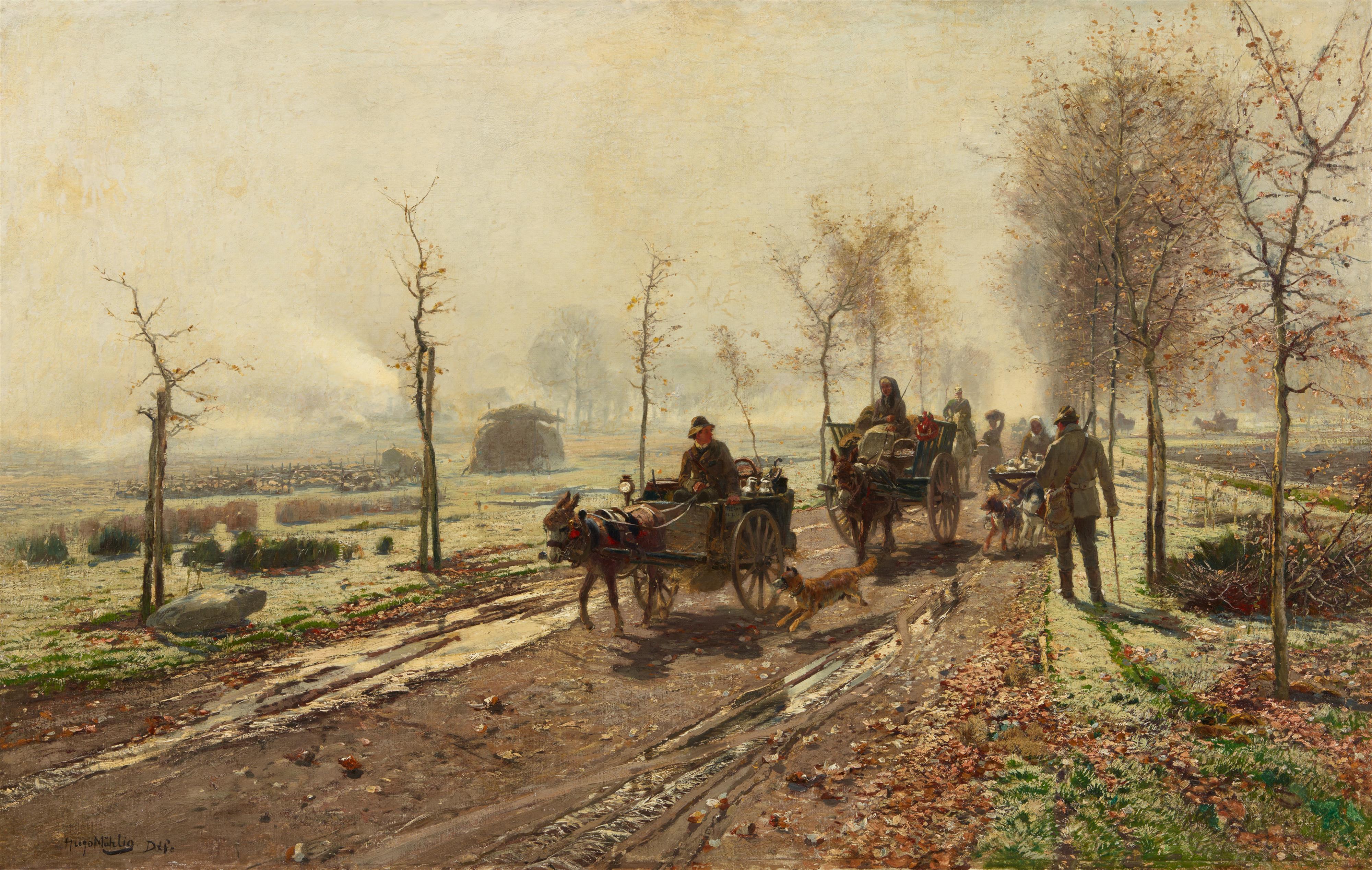 Hugo Mühlig - Herbstmorgen am Niederrhein - image-1