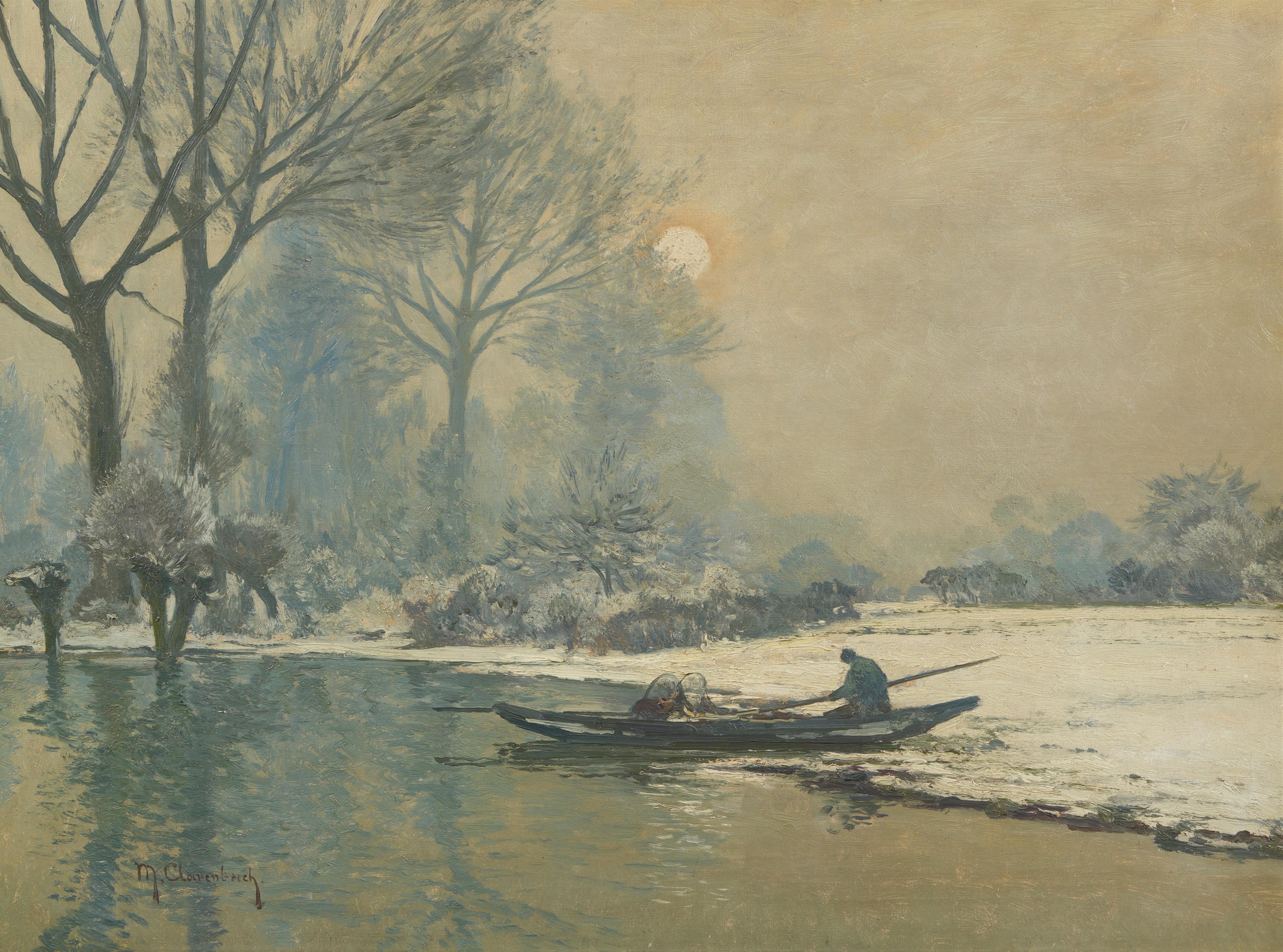 Max Clarenbach - Winter bei Wittlaer - image-1