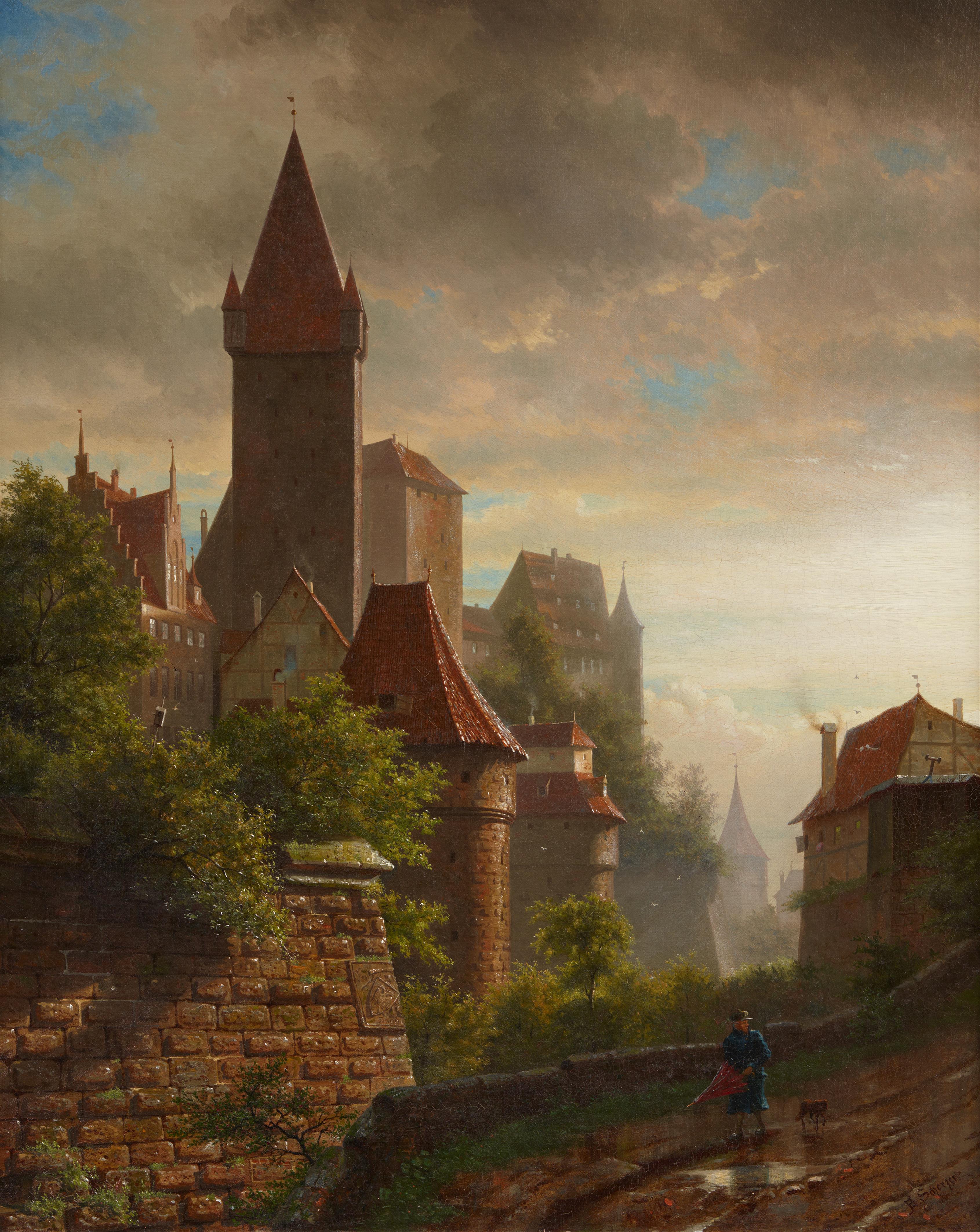 Alexander Scherzer - View of Nuremberg Old City from the Moat - image-1