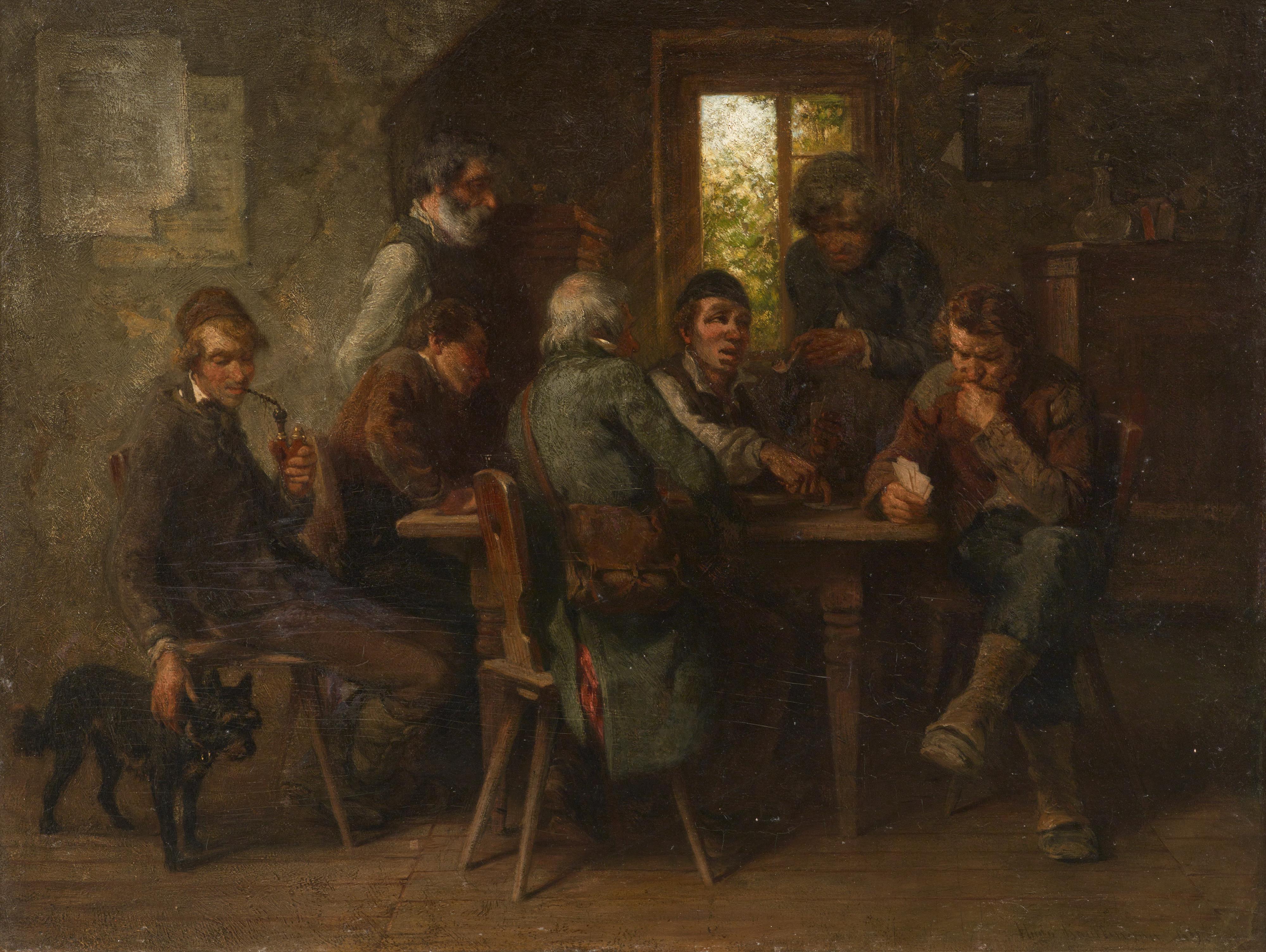 Hugo Kauffmann - Card Players - image-1