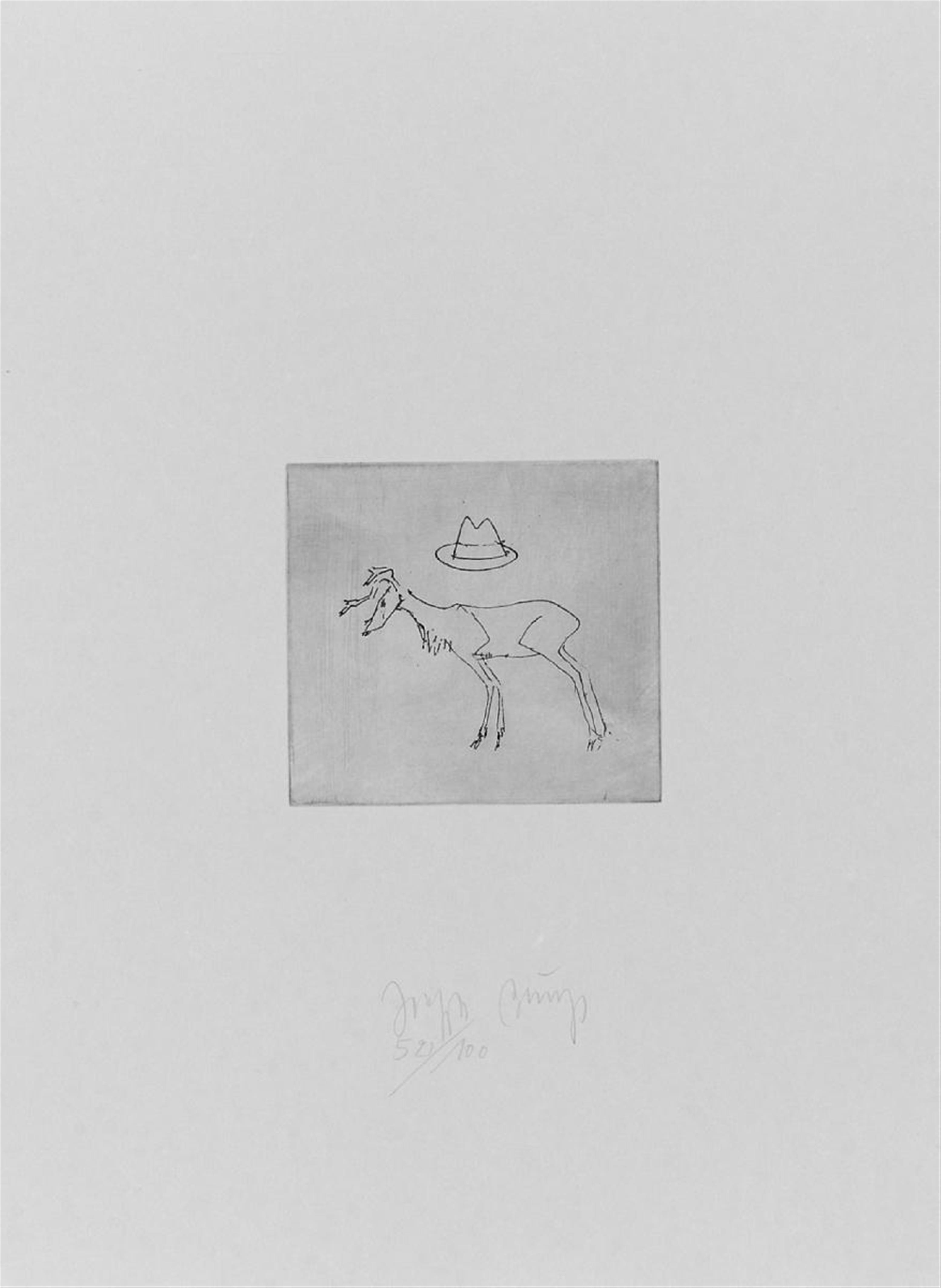 Joseph Beuys - Hirsch und Hut - image-1