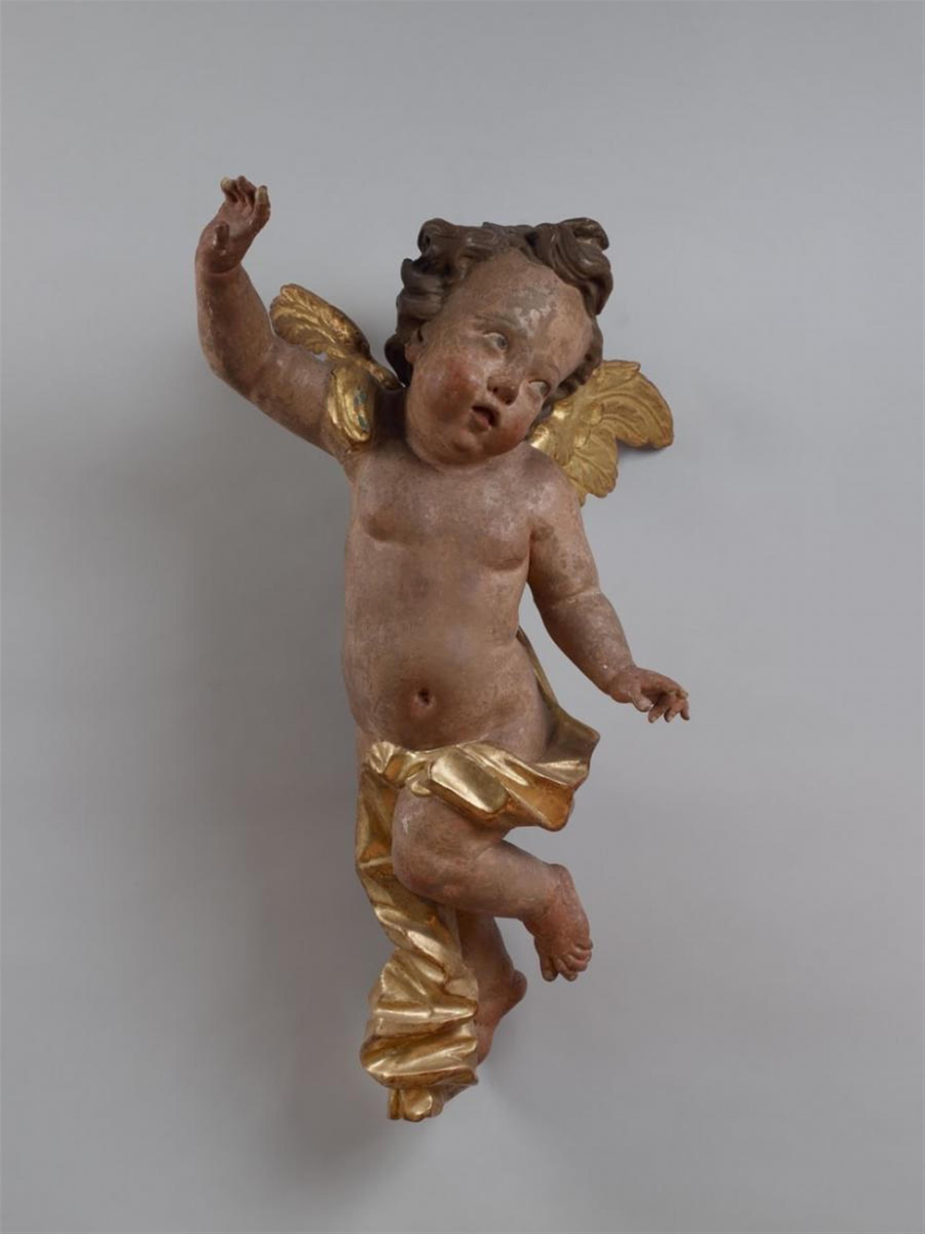 A wood figure of A FLYING ANGEL - image-1