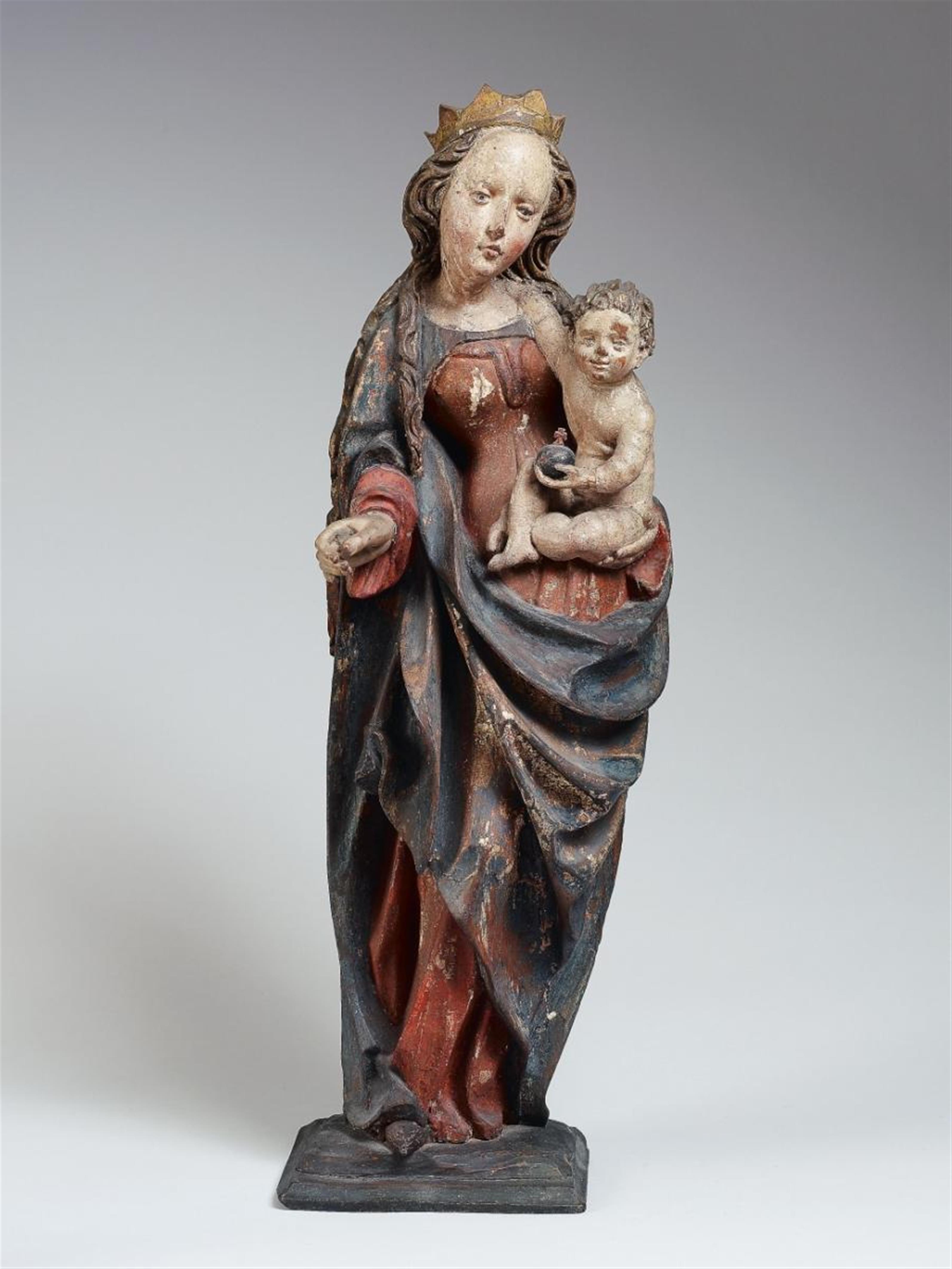 A wood group of THE VIRGIN WITH CHILD - image-1