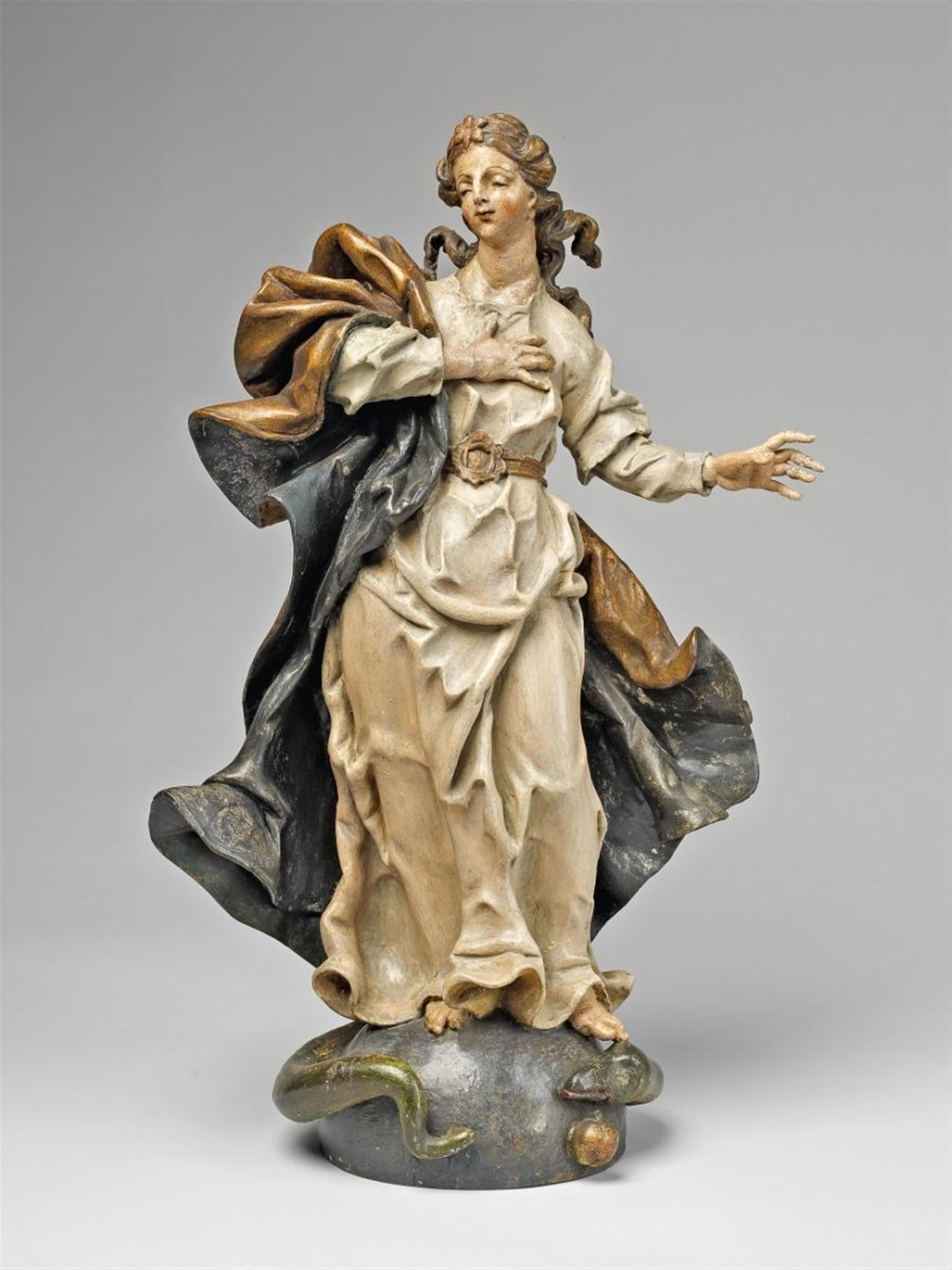 A wood figure of THE MARIA IMMACULATA - image-1