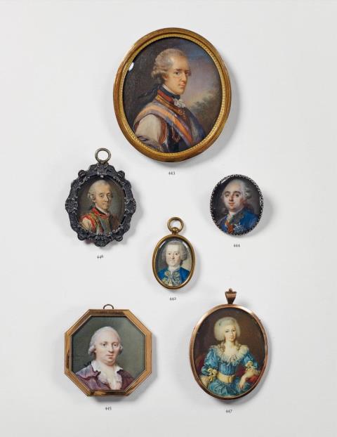 Louis Marie Sicardi, Miniature Portrait of Louis XVI