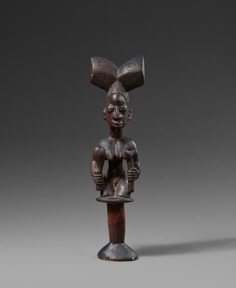 YORUBA SHANGO STAFF, OSHE SHANGO - Lot 286