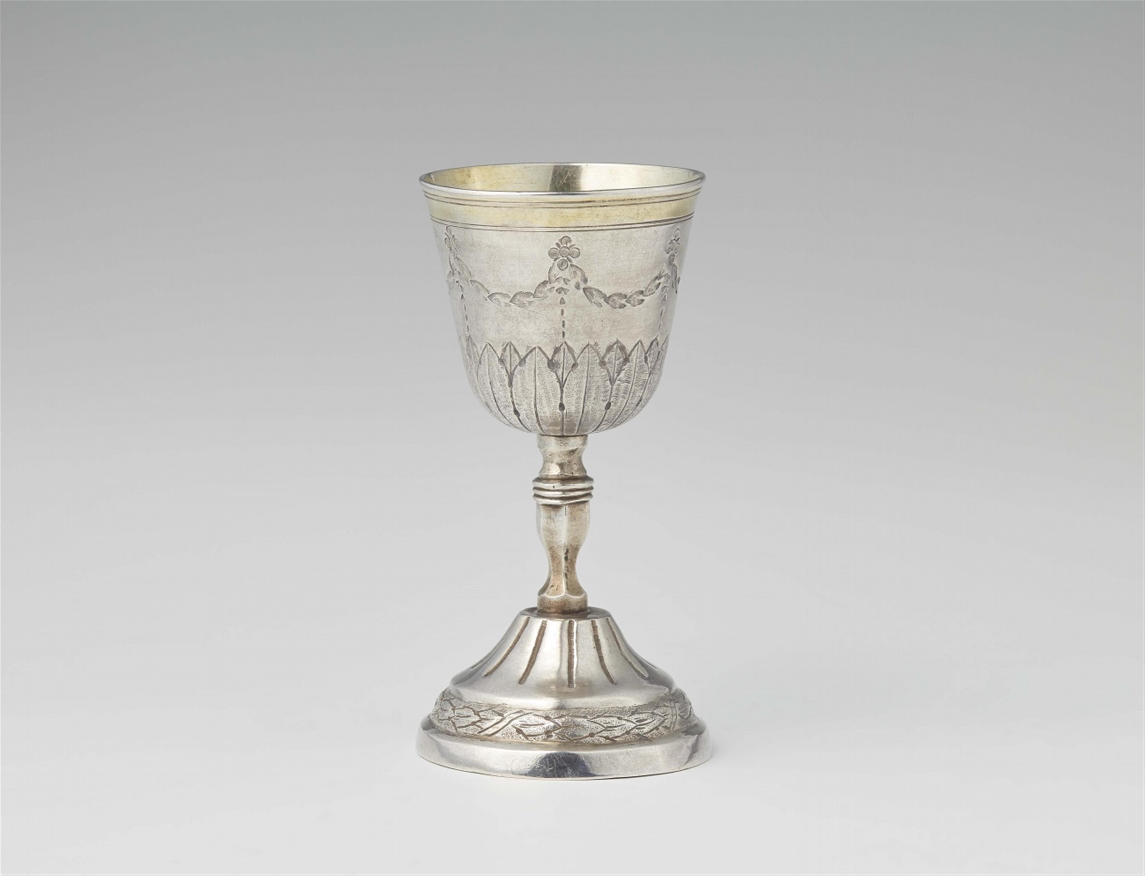 A small Berlin parcel gilt silver chalice - Lot 331