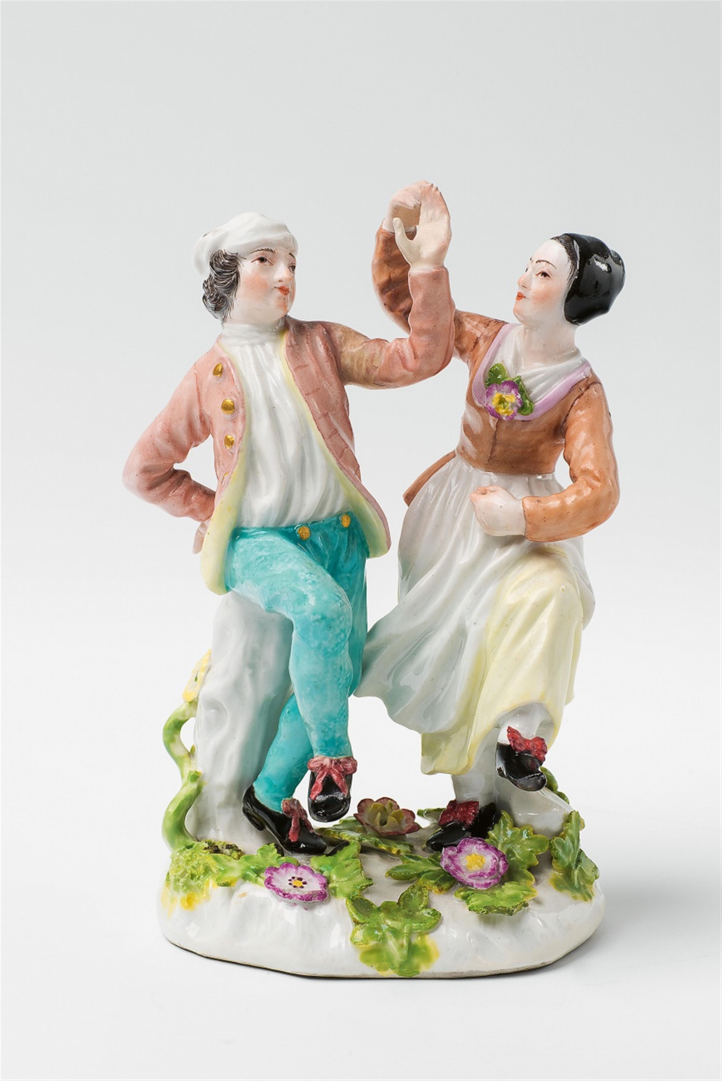 A Meissen Porcelain Group Of Dancing Peasants Lot 1684