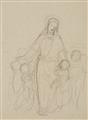 Eduard Jakob von Steinle - DESIGN FOR A MURAL WITH THE ADORATION OF AN IMAGE OF THE MADONNA - image-3