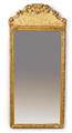 A George II carved giltwood mirror - image-1