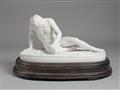 A Roman white marble and oak figure of a dying Gaul. - image-1