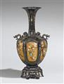 A silver and Shibayama vase. Late 19th century - image-1