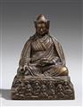 A bronze figure of Padmasambhava. Nepal. 18th century - image-2