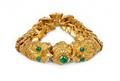 A South Indian "Makara" emerald bangle. - image-2