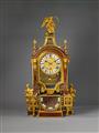 An important Boulle pendulum clock and barometer. - image-1