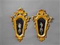 A pair of 18th century Venetian gilt and silver plated softwood mirrors. - image-2