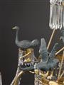 A rare Empire gilt bronze chandelier. - image-4