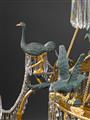 A rare Empire gilt bronze chandelier. - image-5