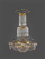 A rare Empire gilt bronze chandelier. - image-1