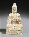 Blanc de chine-Figur eines Lama. 20. Jh. - image-2