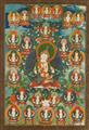 Thangka des Vajrasattva. Tibet. 19. Jh. - image-1